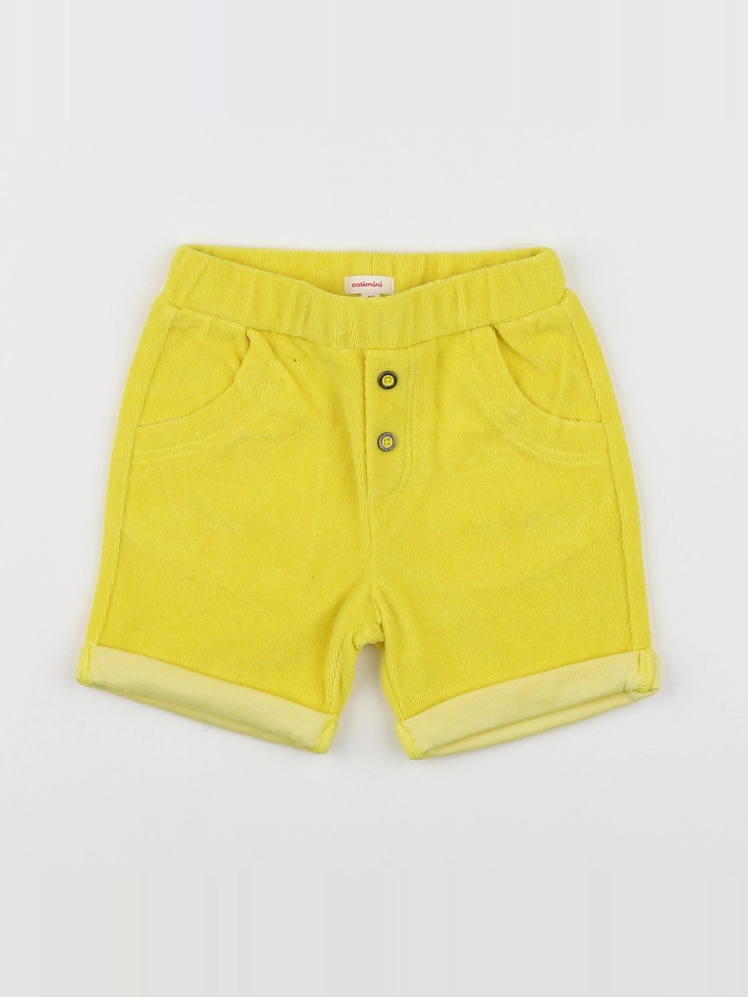 Catimini - short jaune - 12 mois