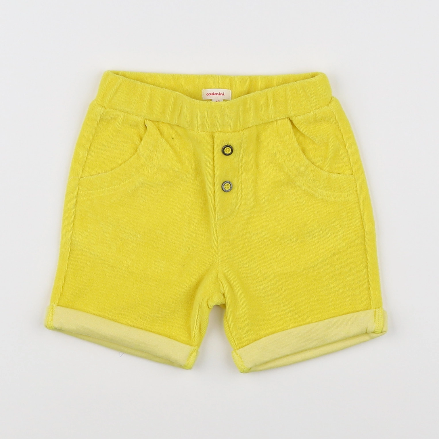 Catimini - short jaune - 12 mois