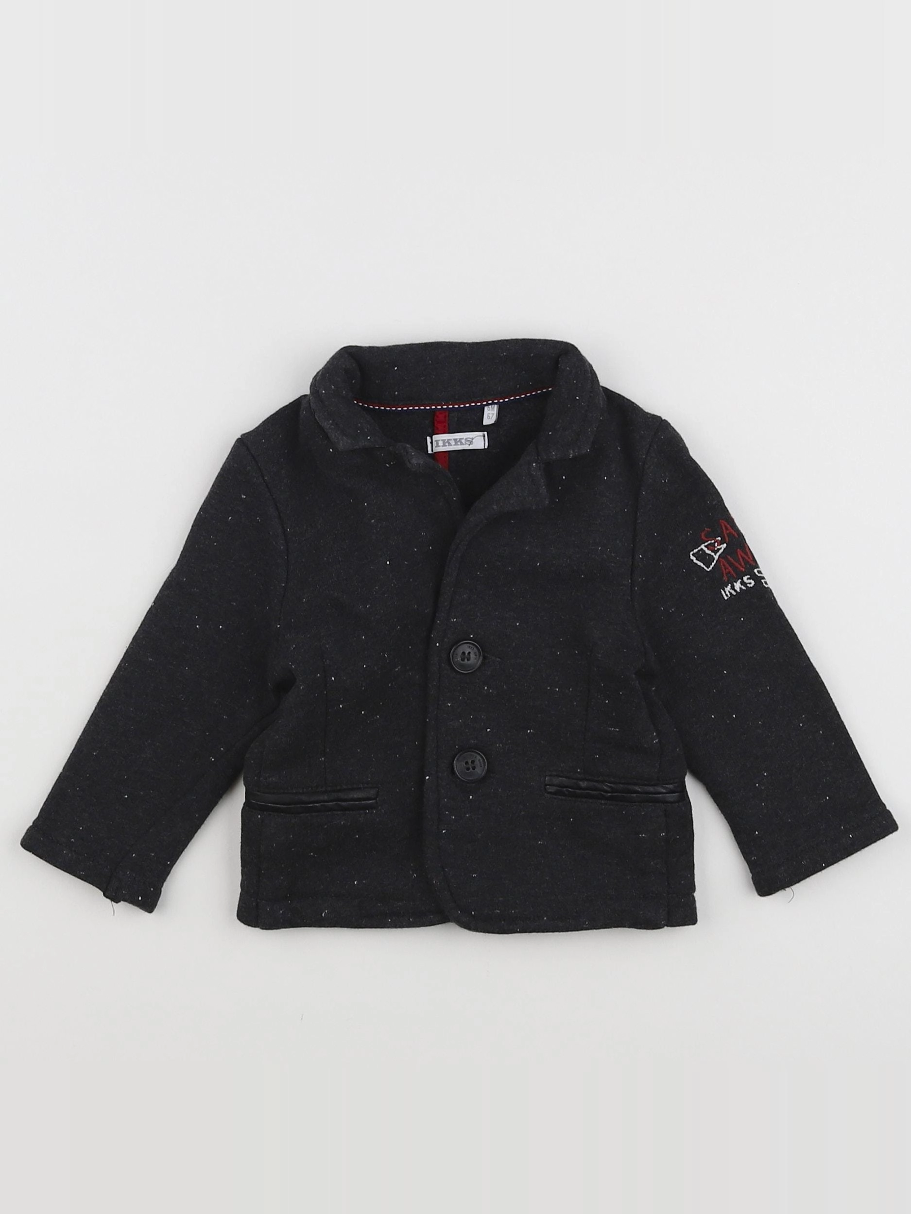 IKKS - gilet gris - 6 mois