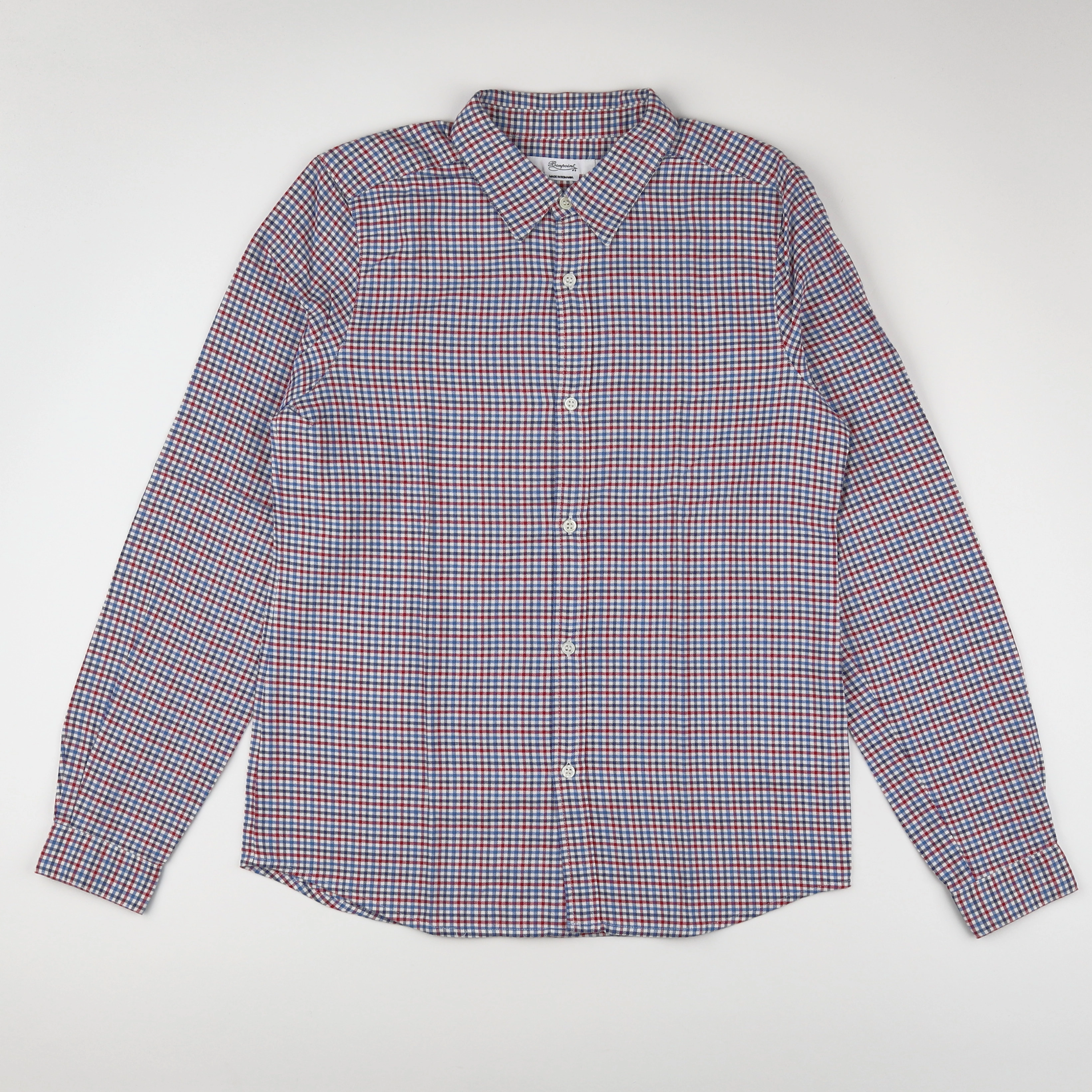 Bonpoint - chemise bleu, rouge - 14 ans