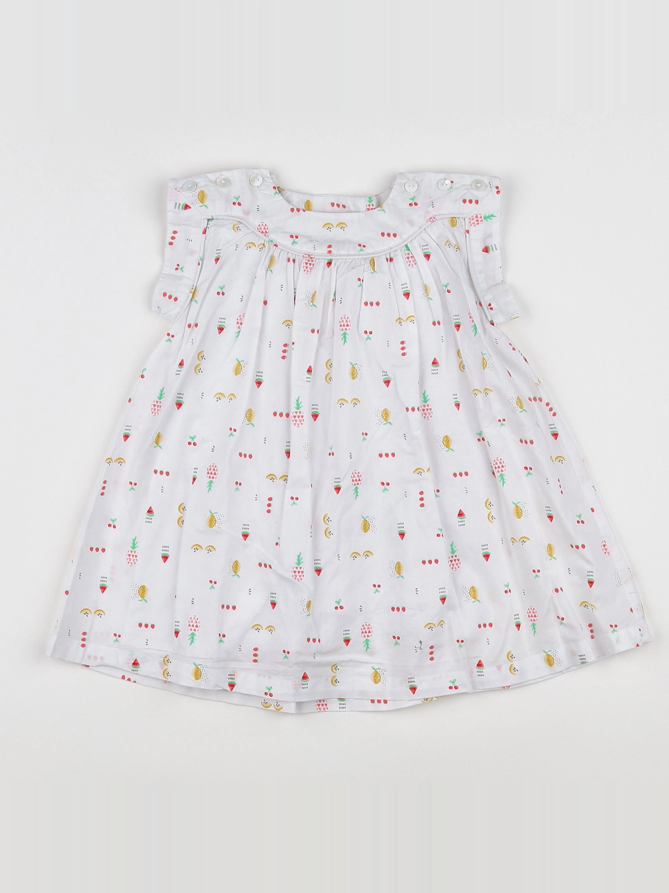 Cyrillus - robe blanc - 12 mois