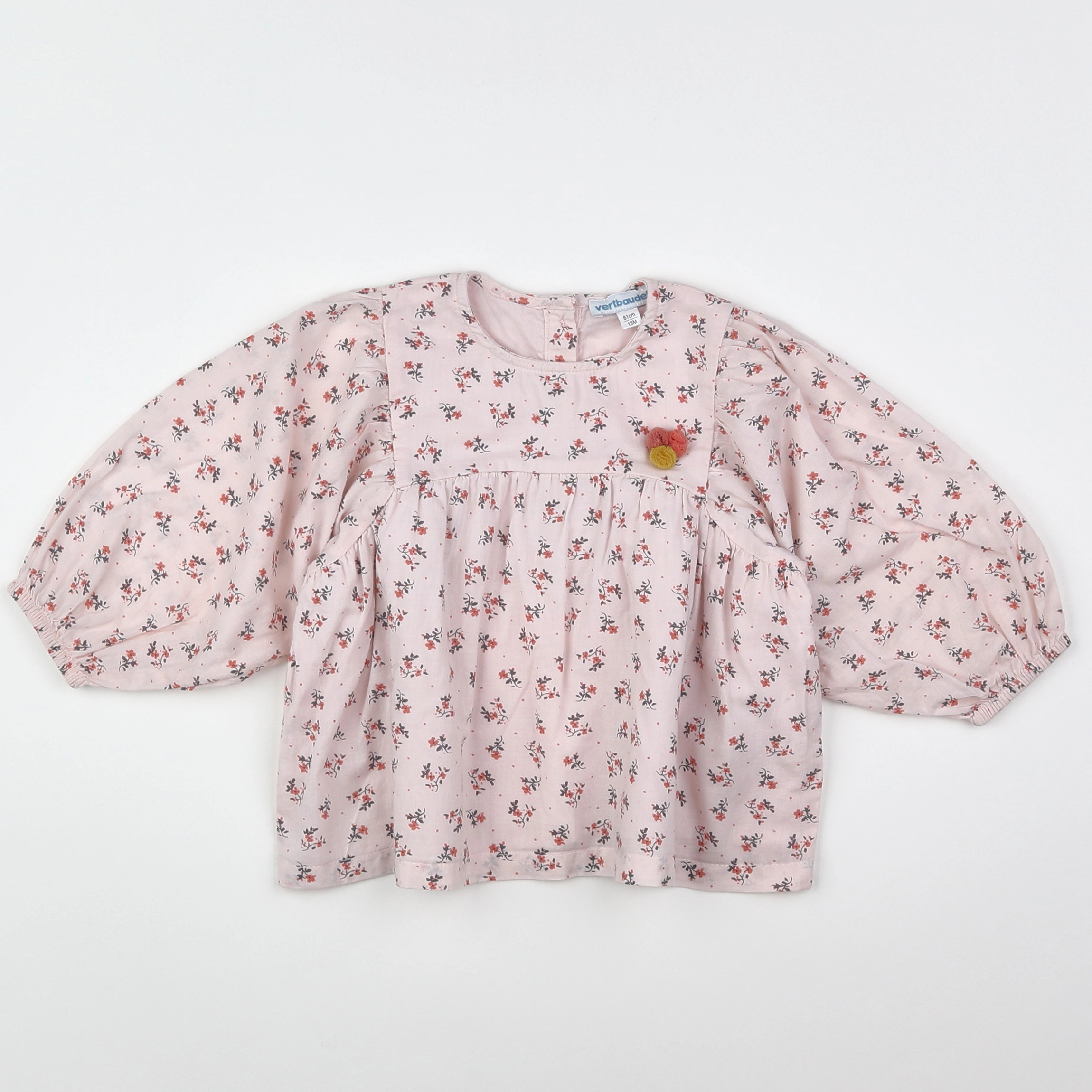 Vertbaudet - blouse rose - 18 mois