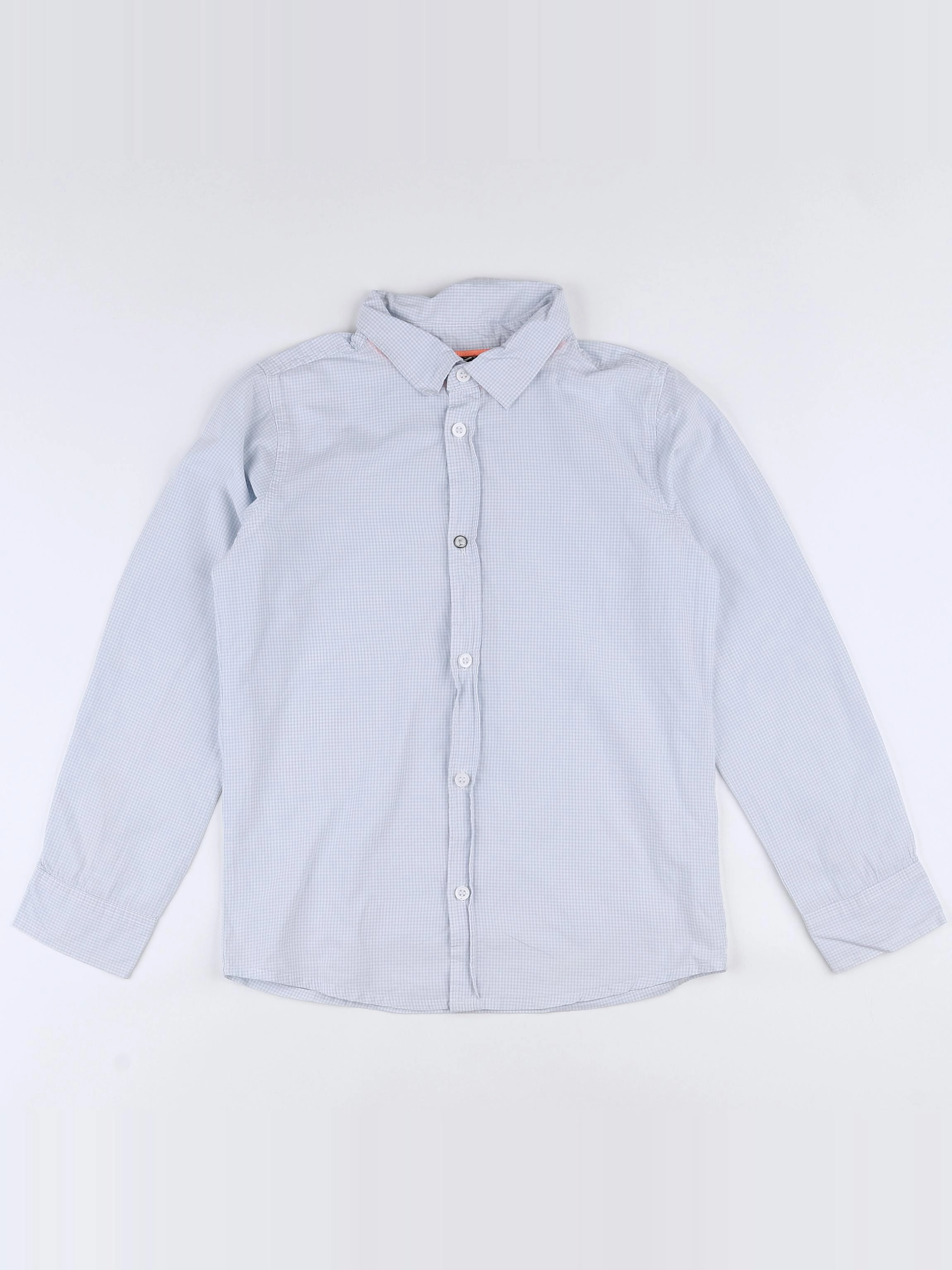 Tape à l'oeil - chemise blanc, bleu - 10 ans