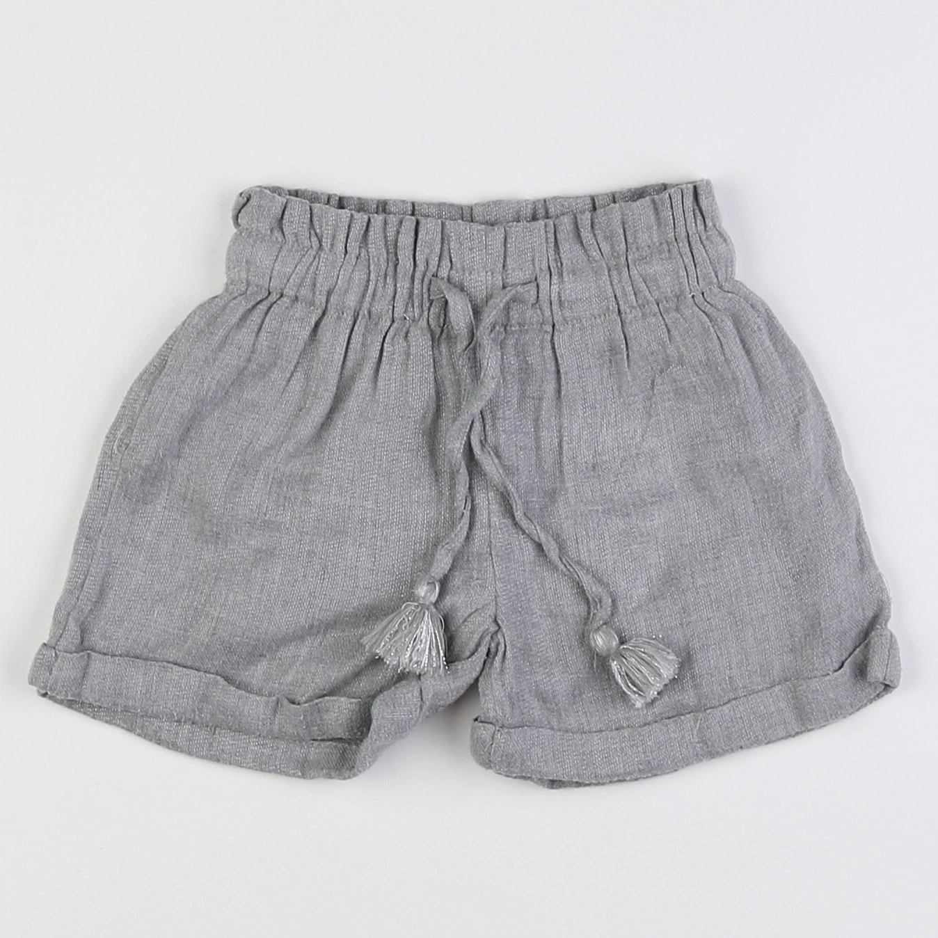 Eden & Victor - short gris - 12 mois