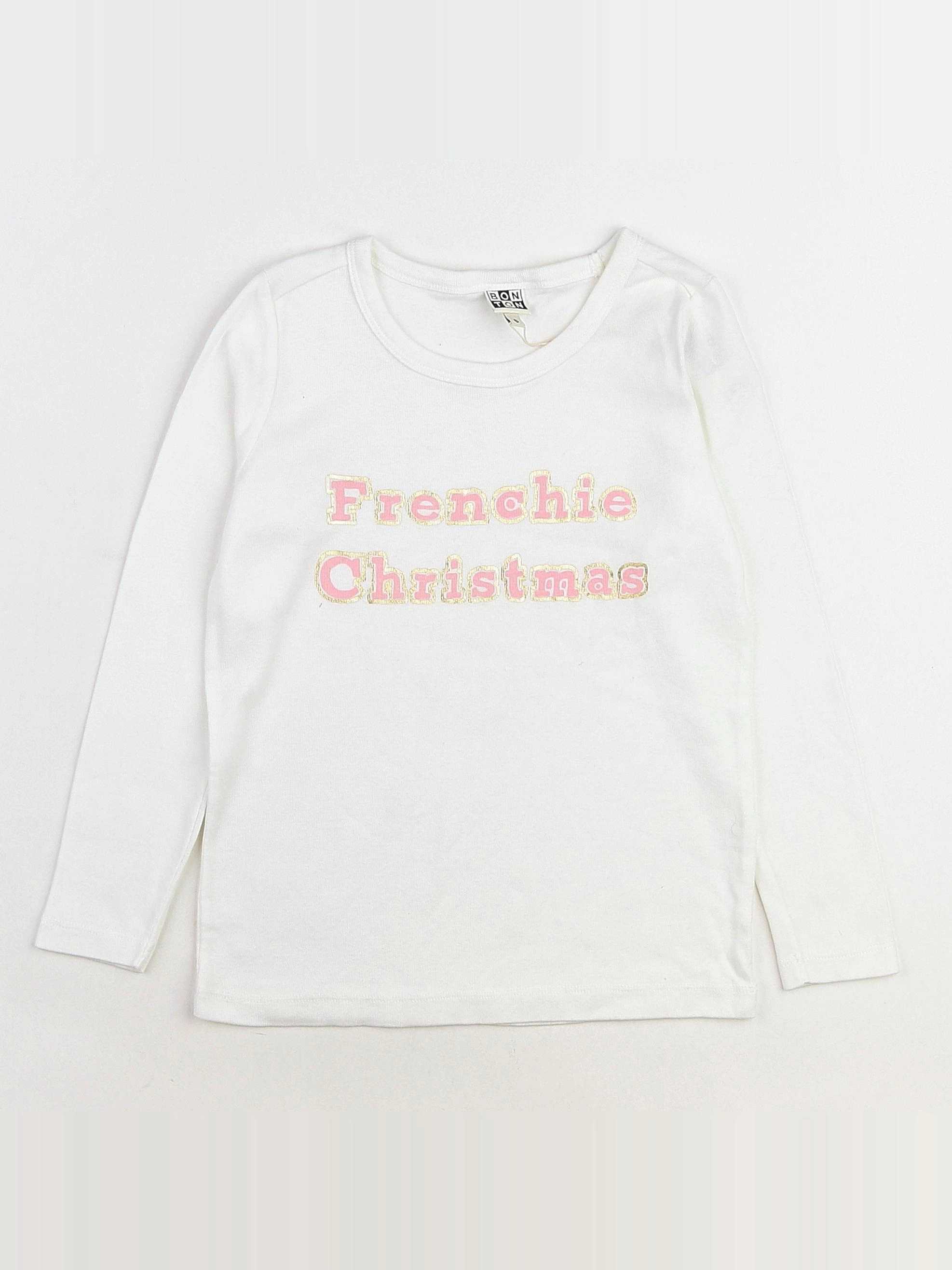 Bonton - tee-shirt blanc (neuf) - 6 ans