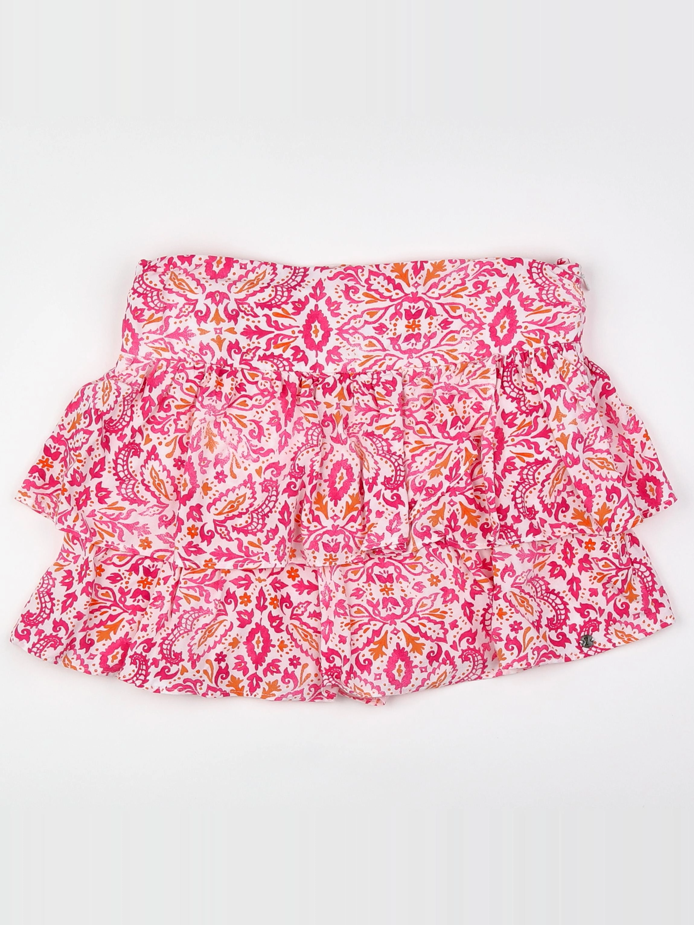 IKKS - jupe rose - 8 ans