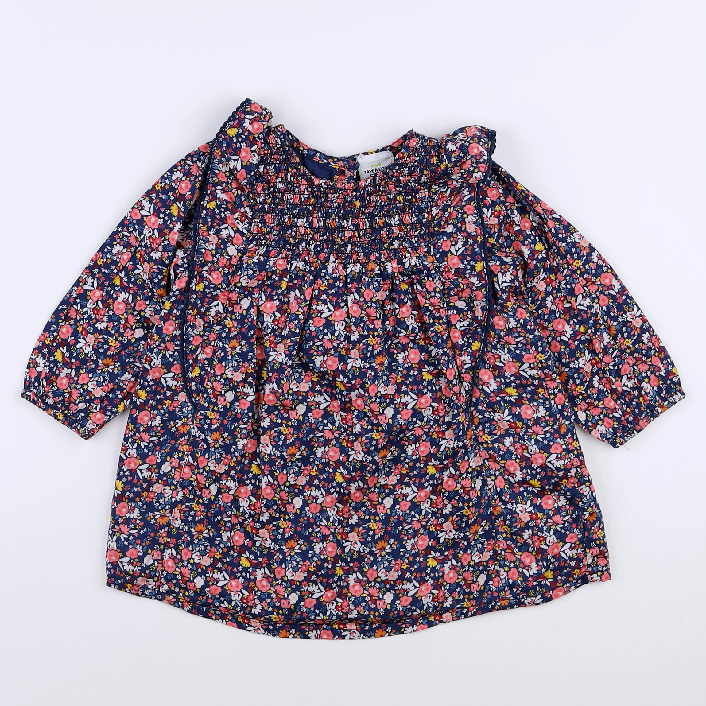 Tape à l'oeil - robe multicolore - 12 mois