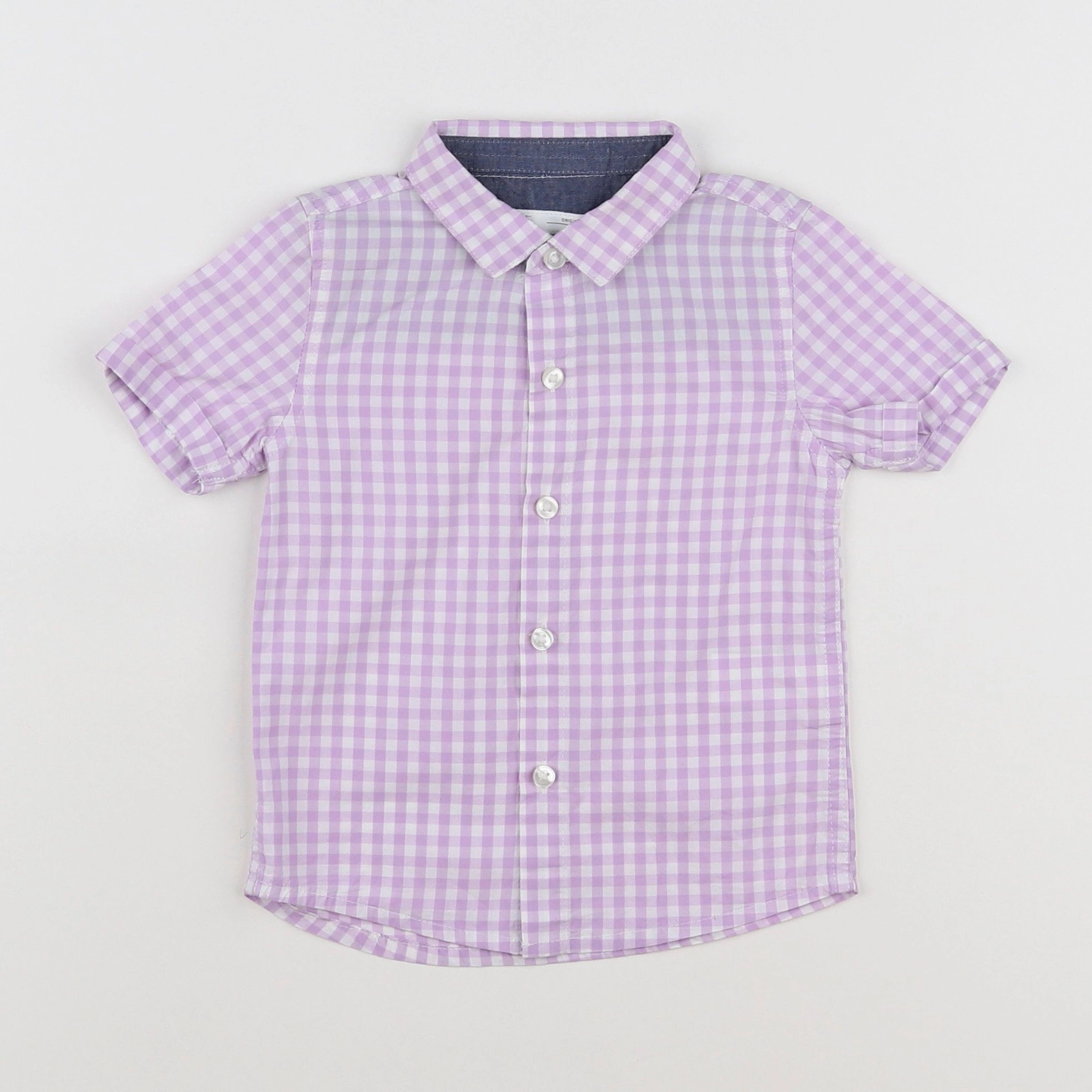 Next - chemise violet, blanc - 9/12 mois