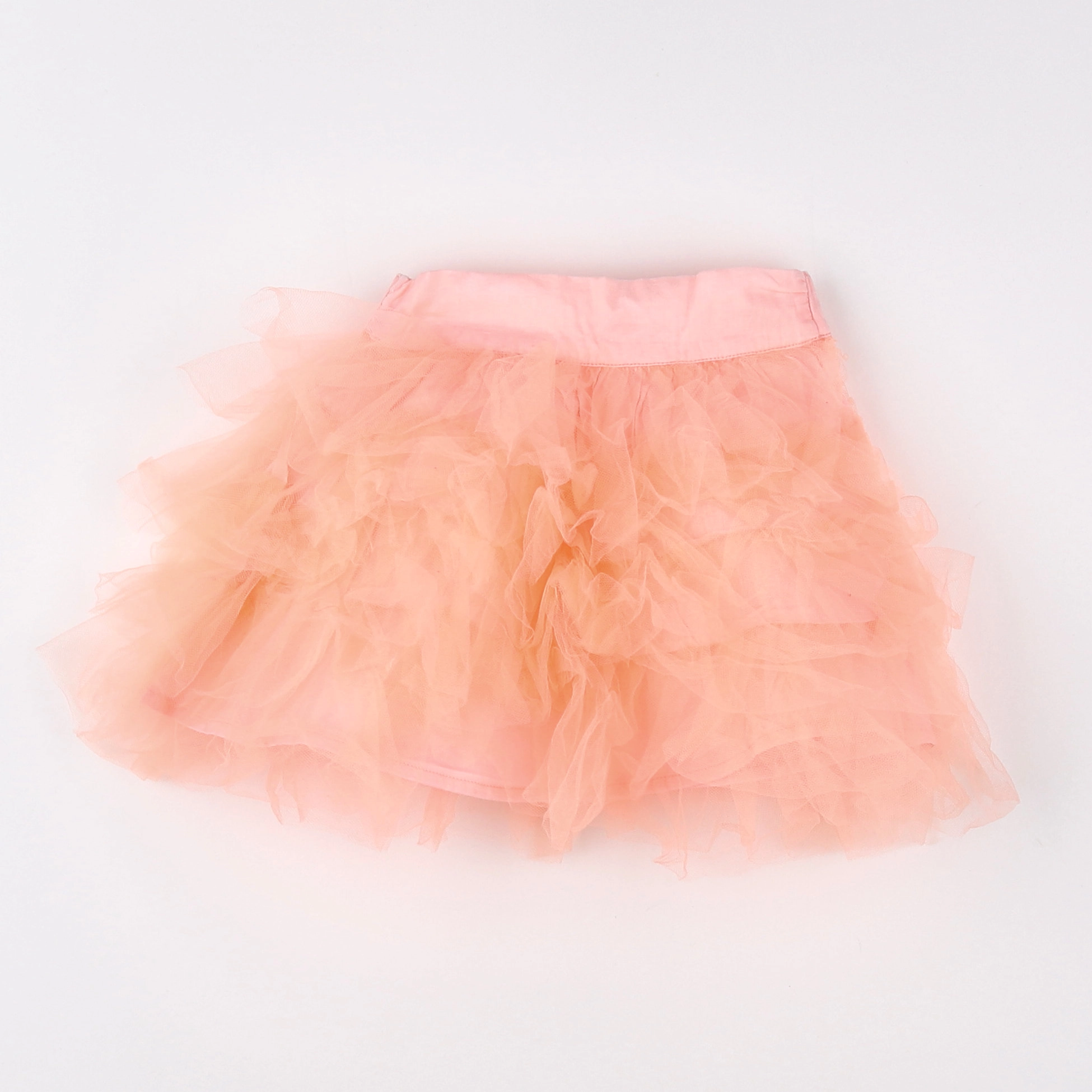 Vertbaudet - jupe orange - 12 mois