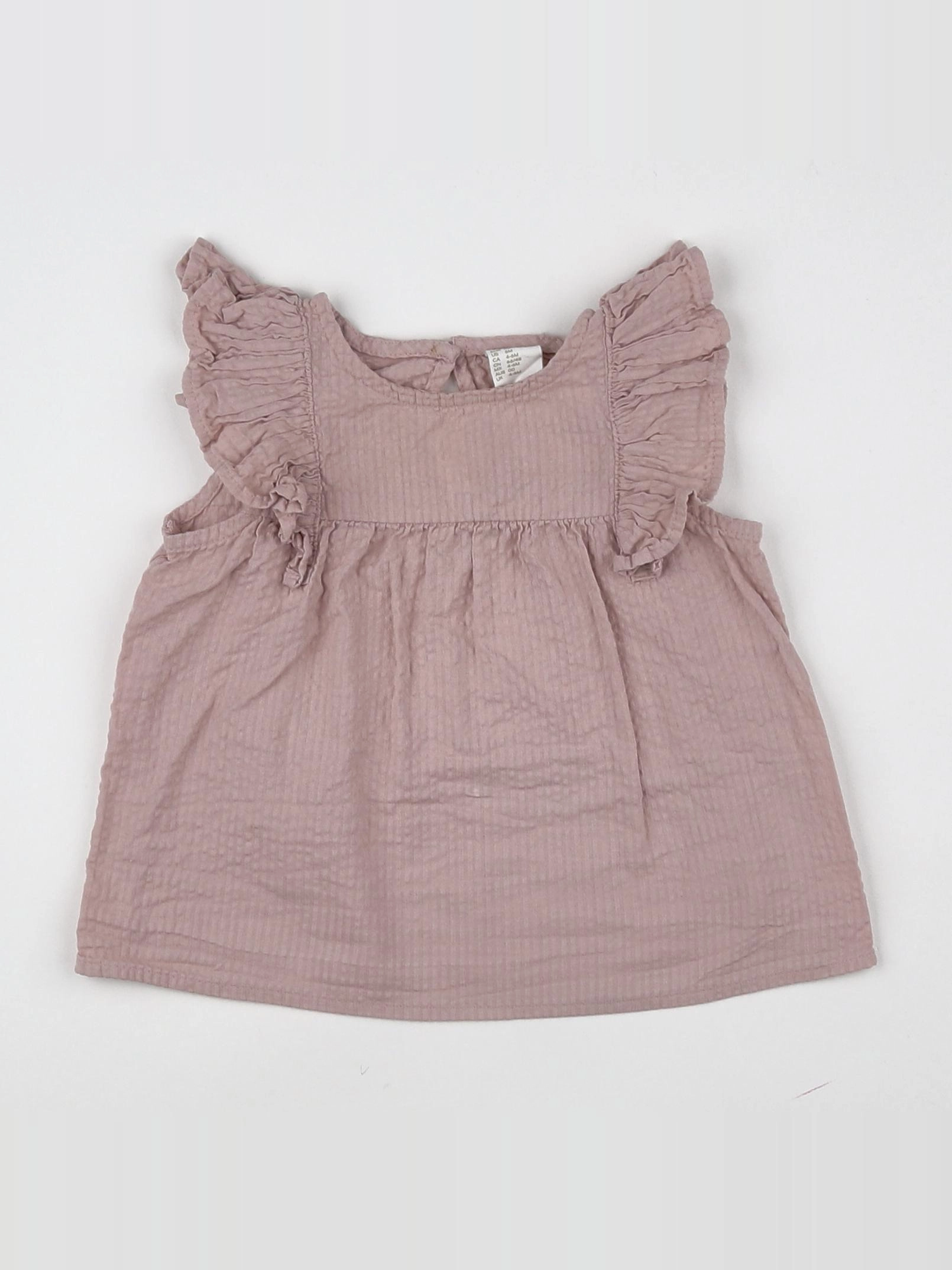 H&M - blouse rose - 3/6 mois