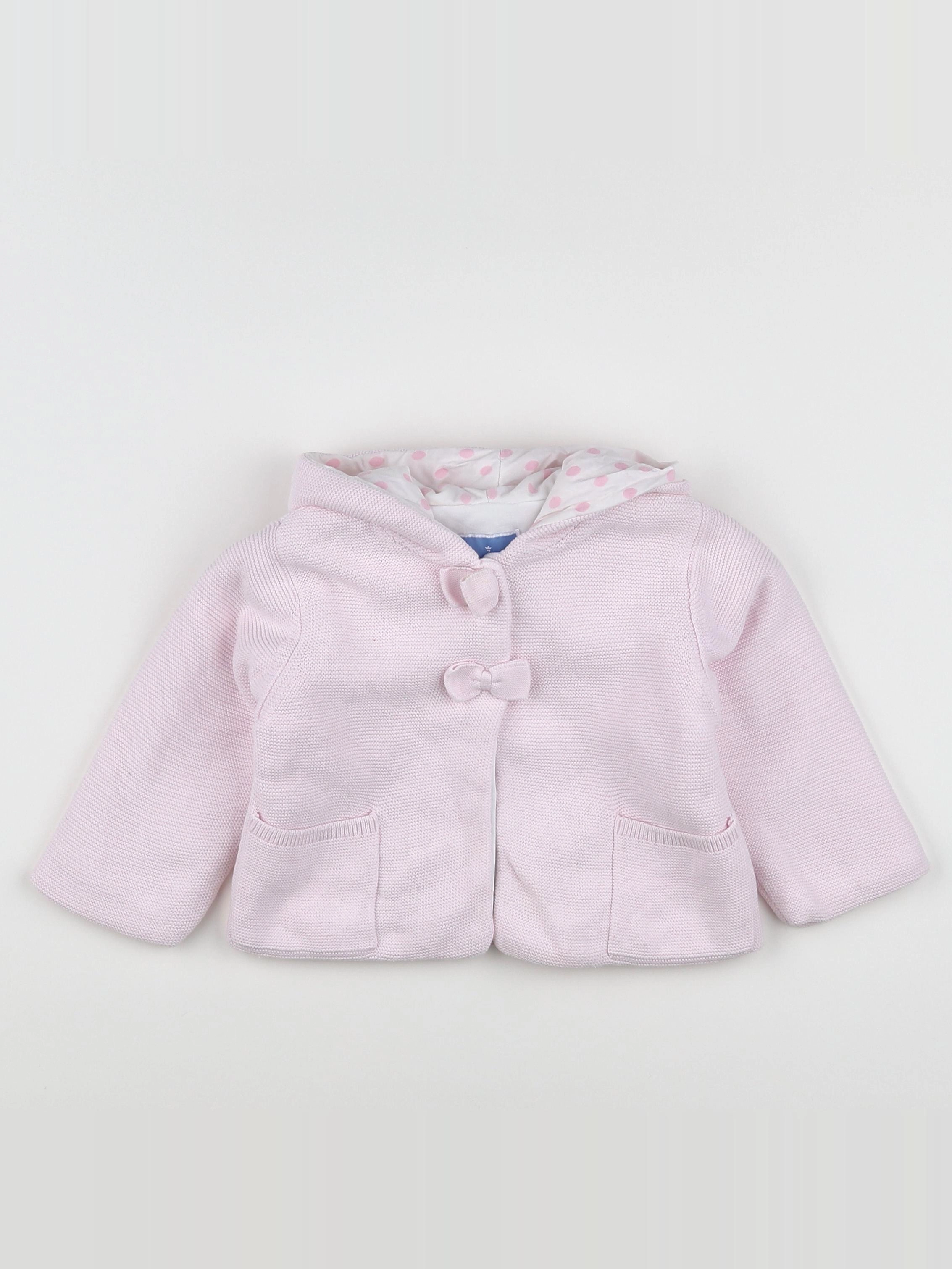 Jacadi - veste rose - 12 mois