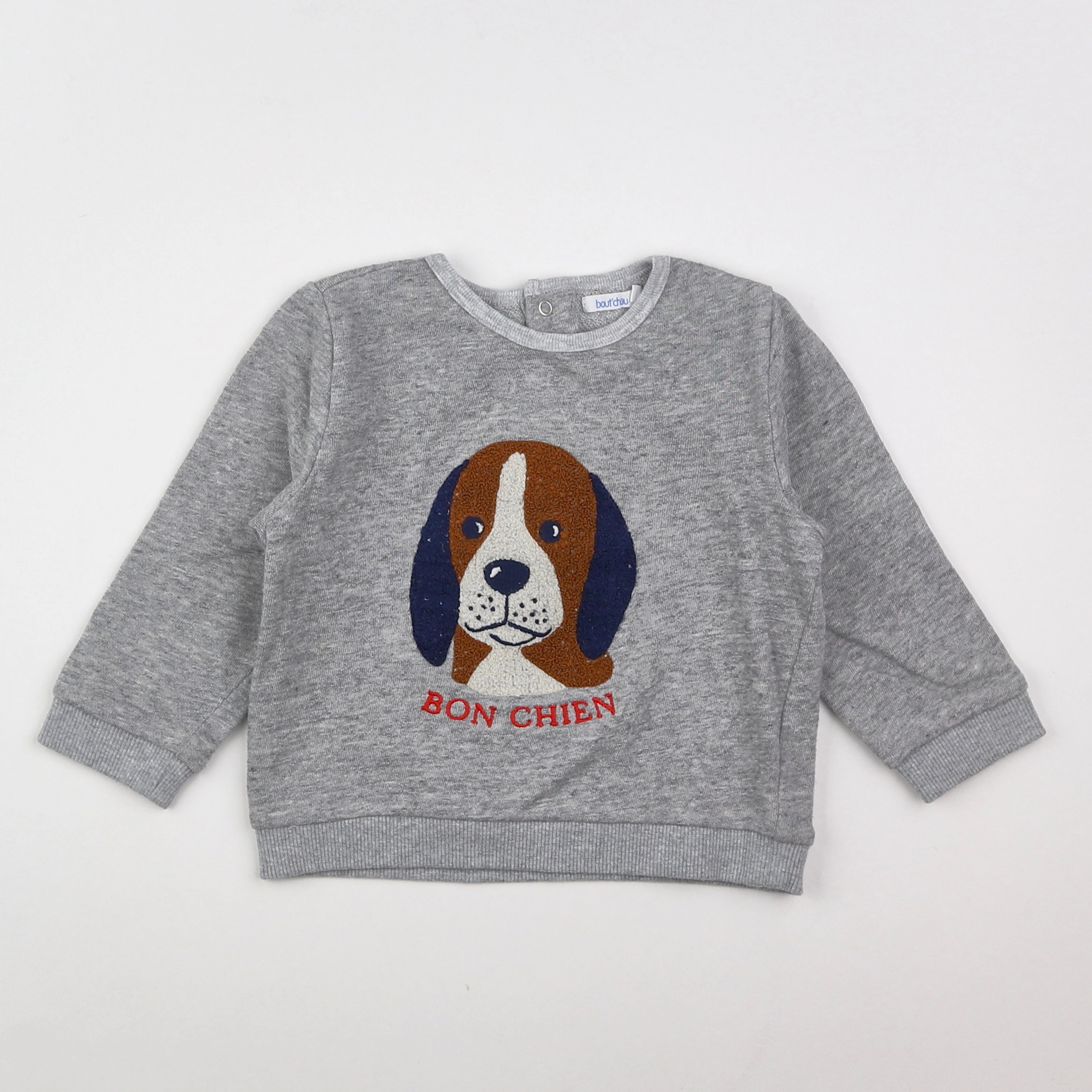 Boutchou - sweat gris - 12 mois