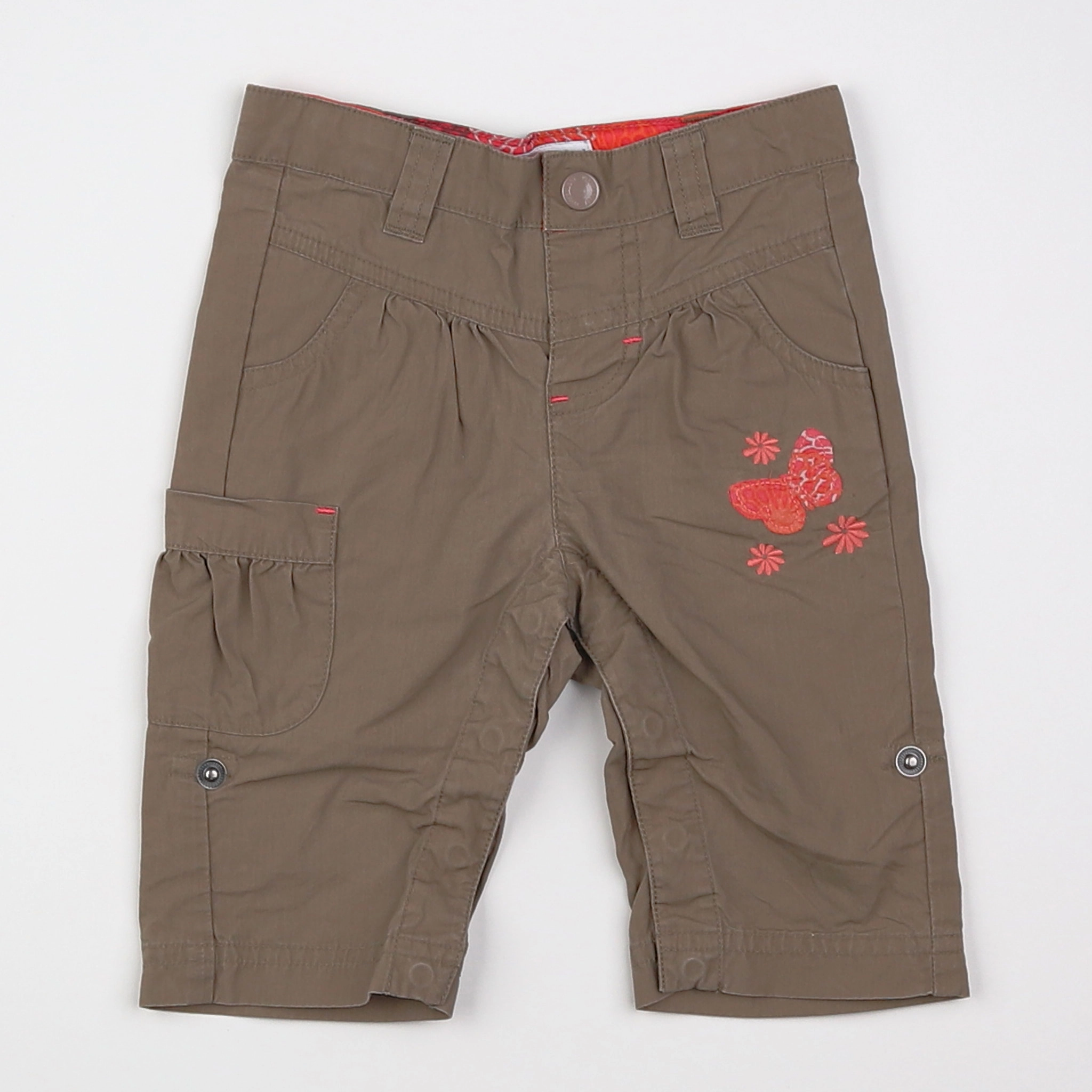 Vertbaudet - pantalon marron - 3 mois