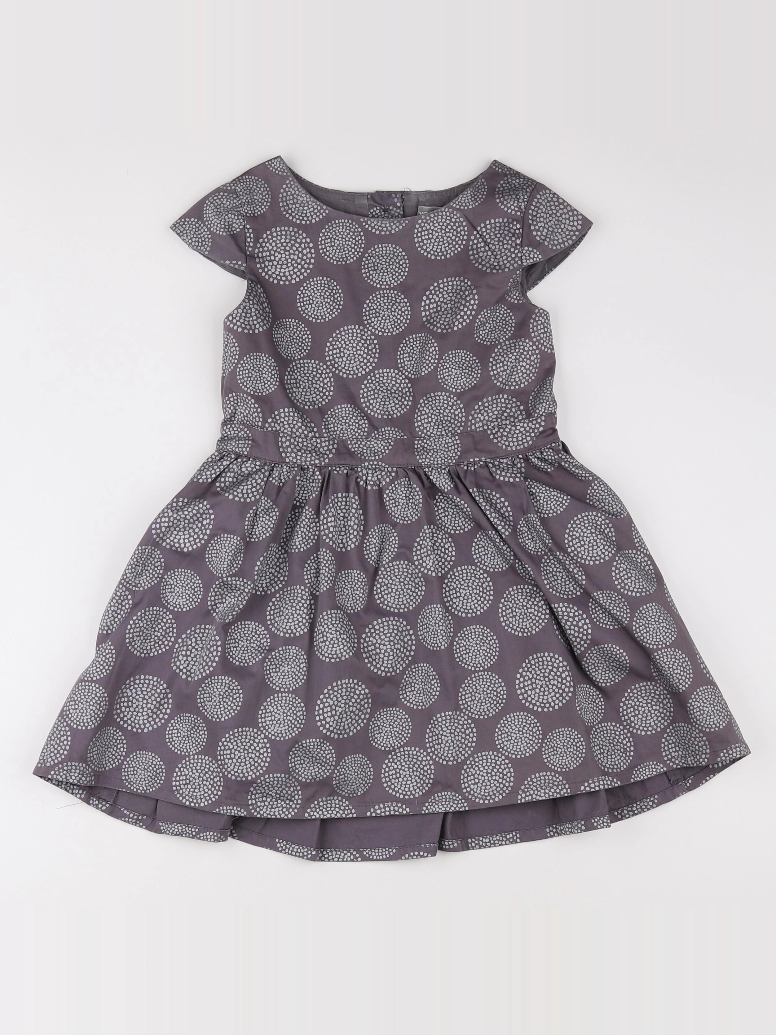 Vertbaudet - robe gris - 5 ans