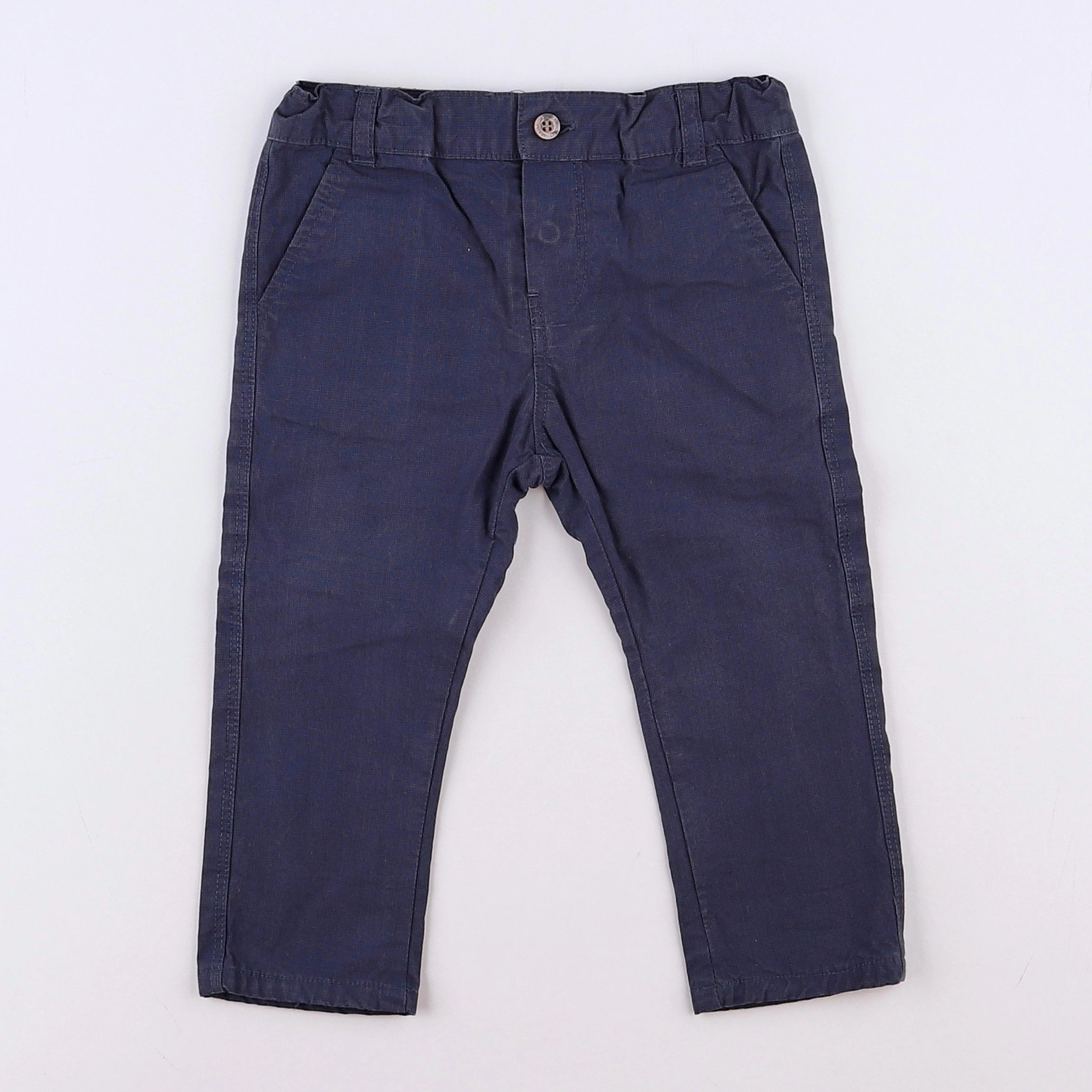 Vertbaudet - pantalon bleu - 9 mois