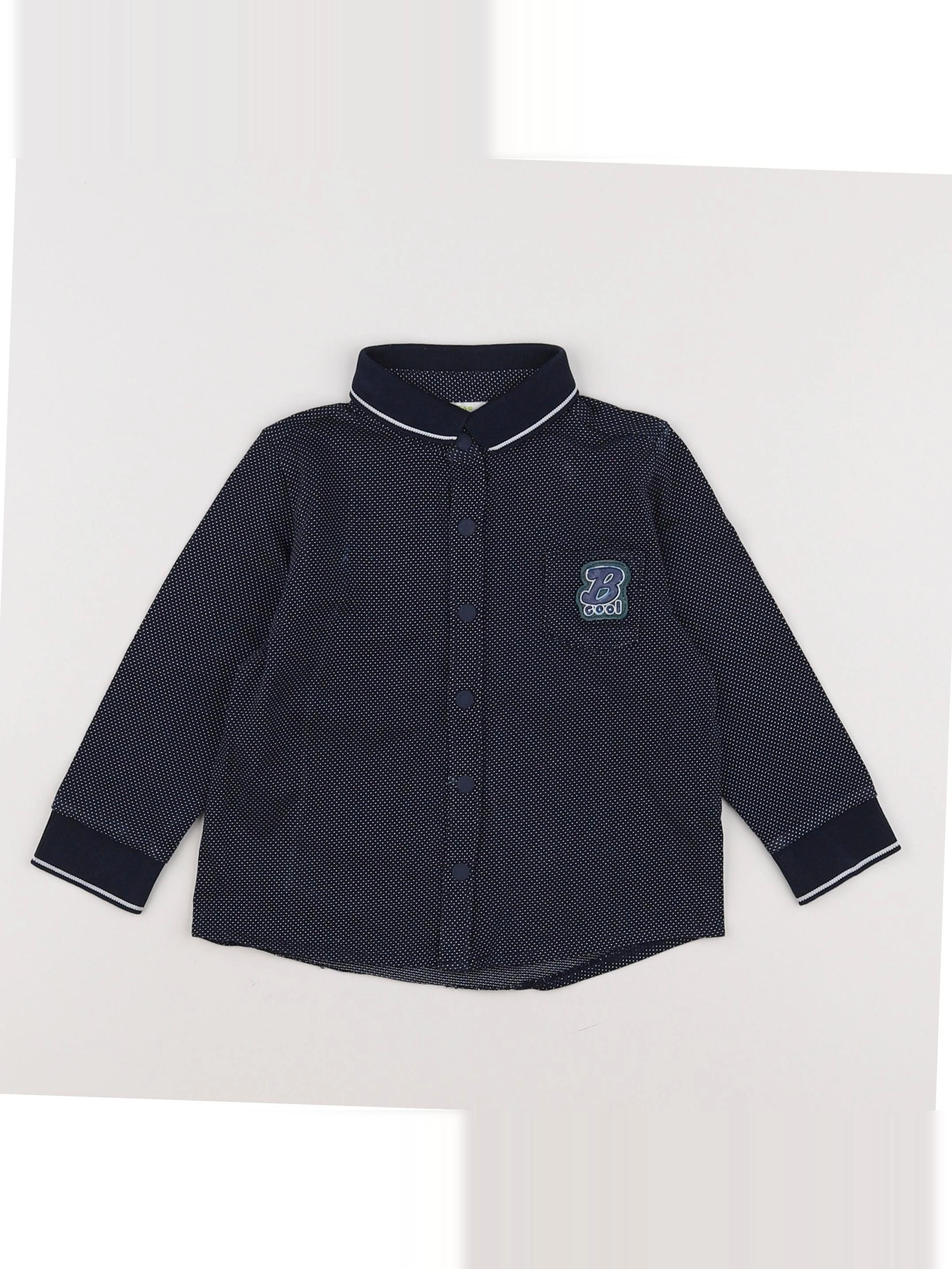 Tape à l'oeil - chemise bleu - 18 mois