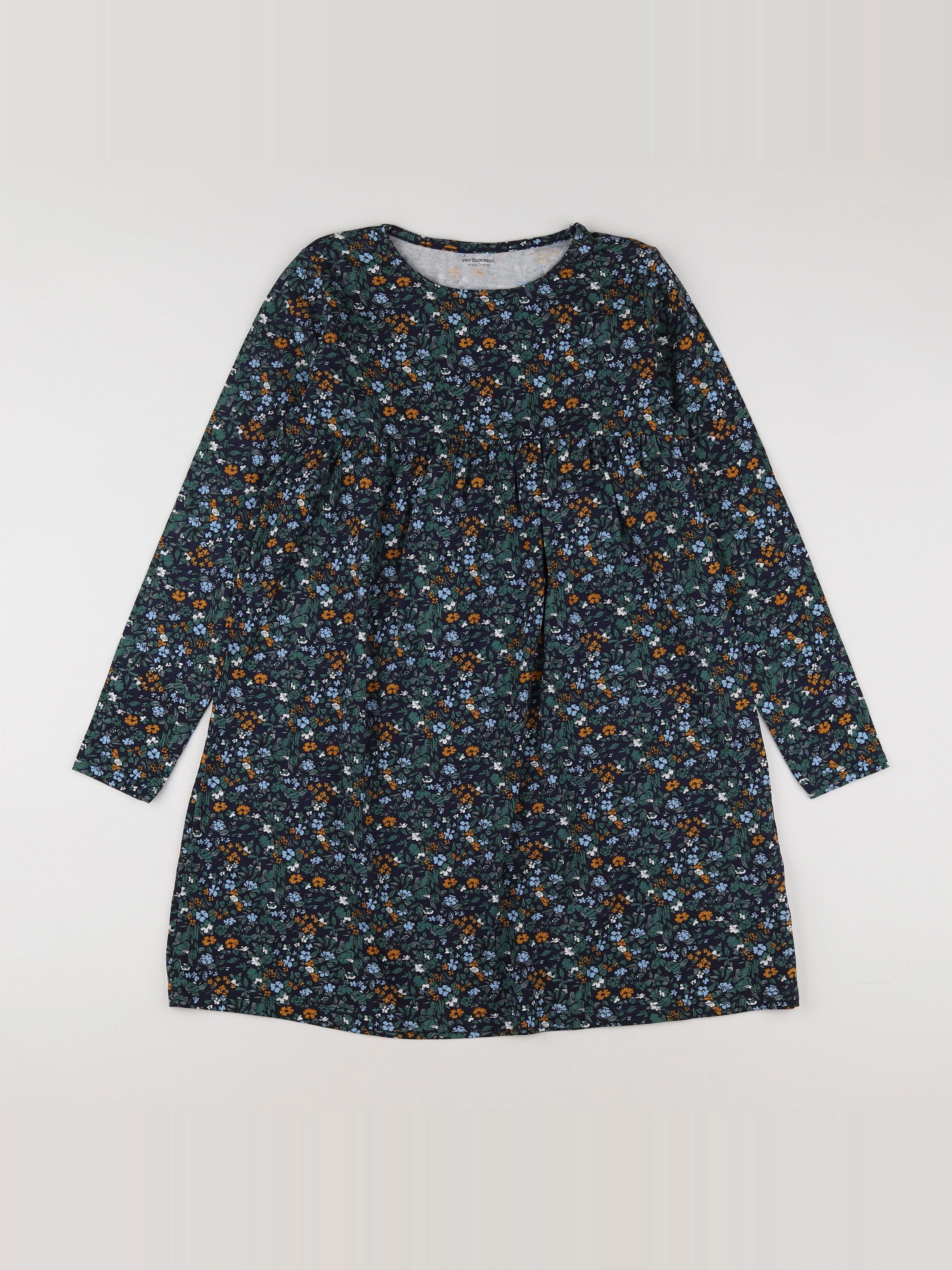 Vertbaudet - robe vert - 10 ans