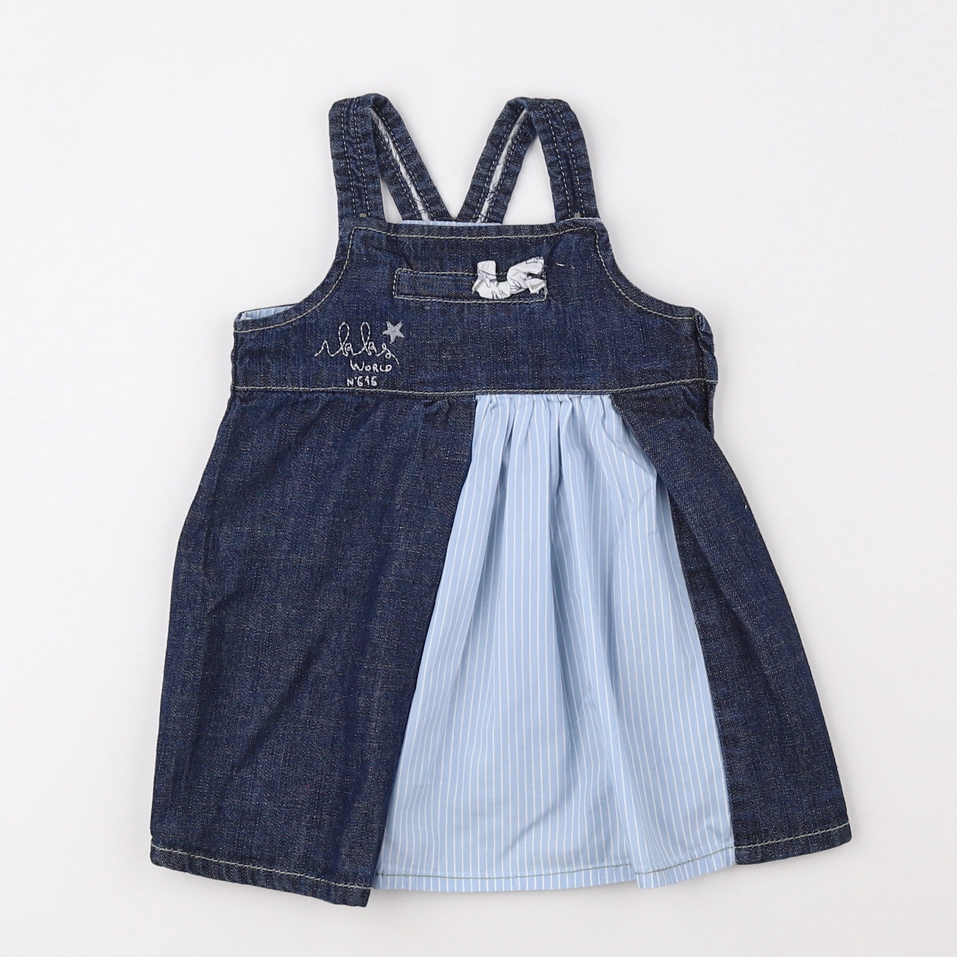 IKKS - robe bleu - 6 mois