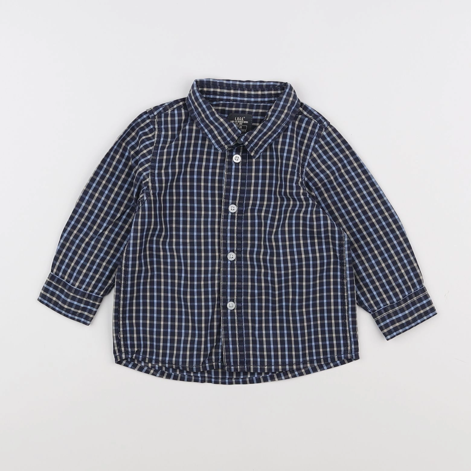 H&M - chemise bleu - 3 ans