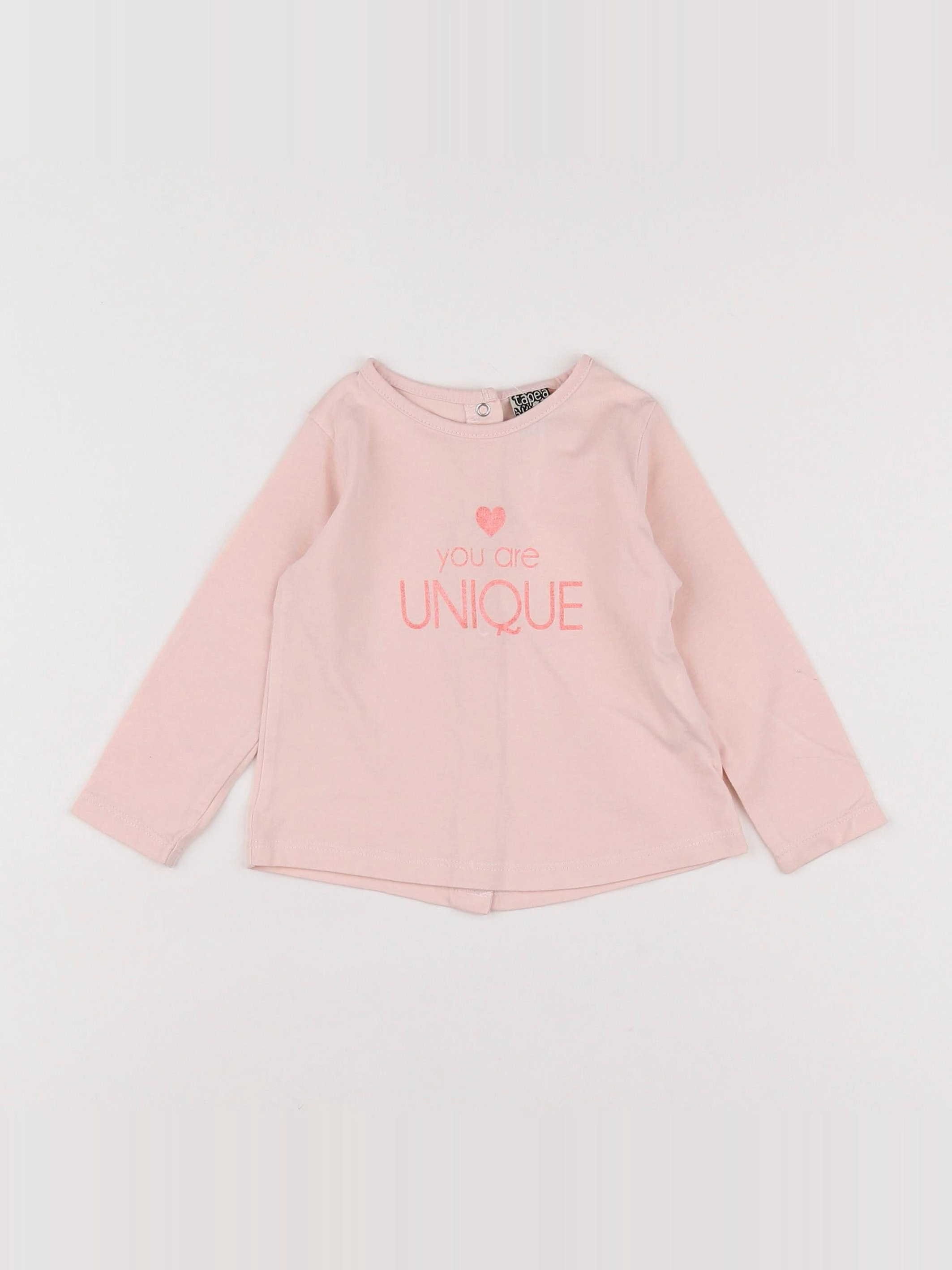 Tape à l'oeil - tee-shirt rose - 12 mois