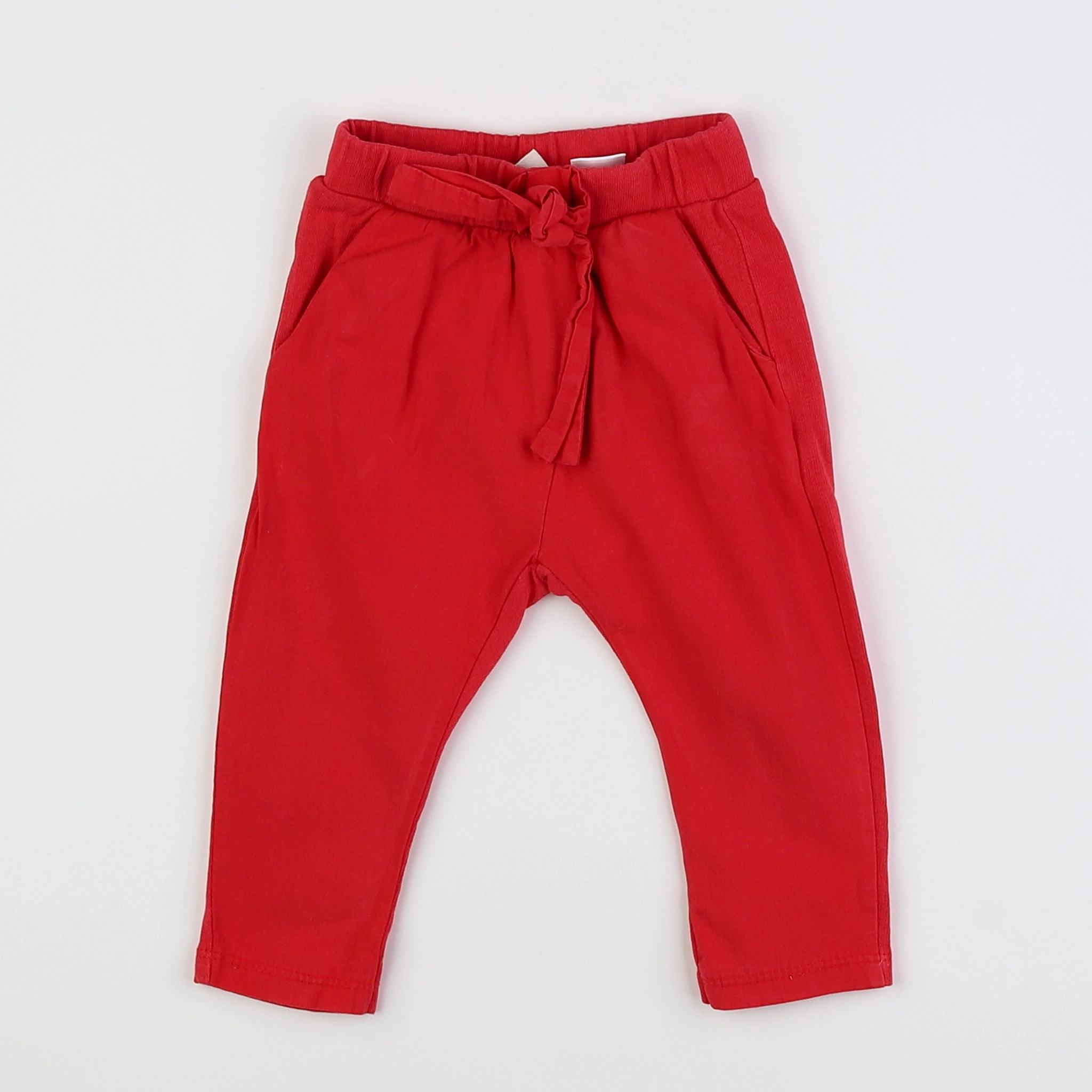 Zara - jogging rouge - 3/6 mois