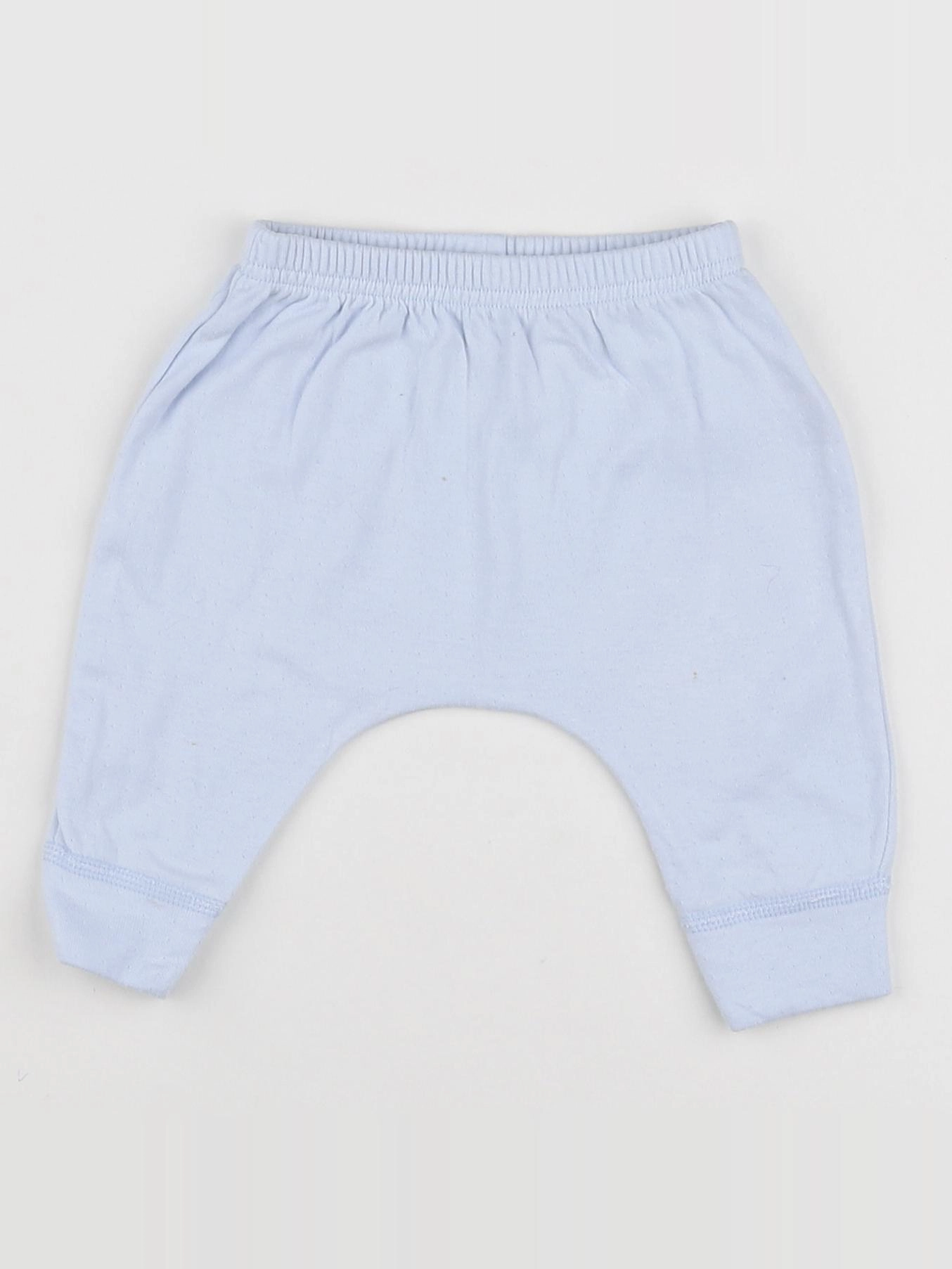 Petit Bateau - sarouel bleu - 3 mois