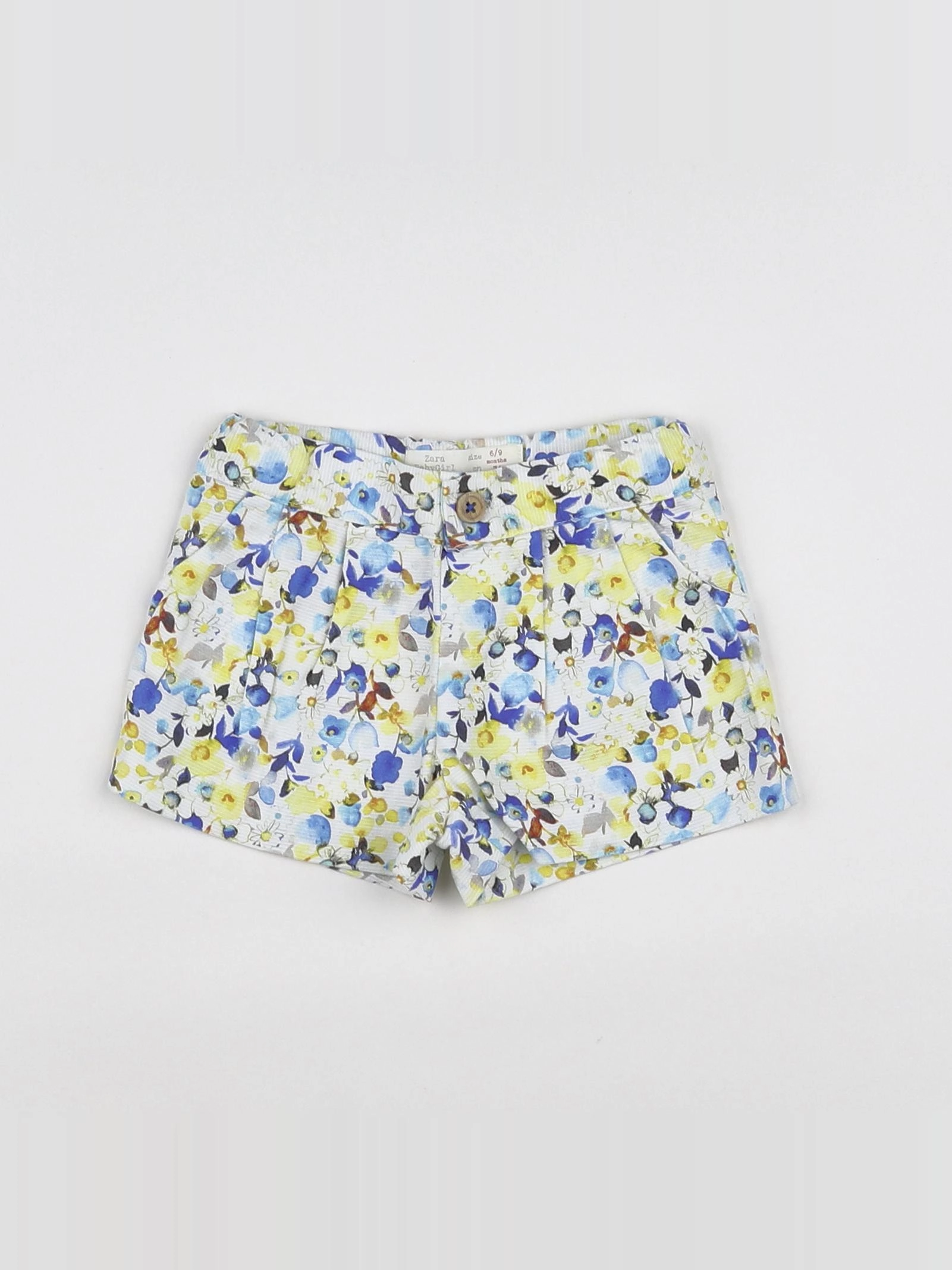 Zara - short multicolore - 6/9 mois