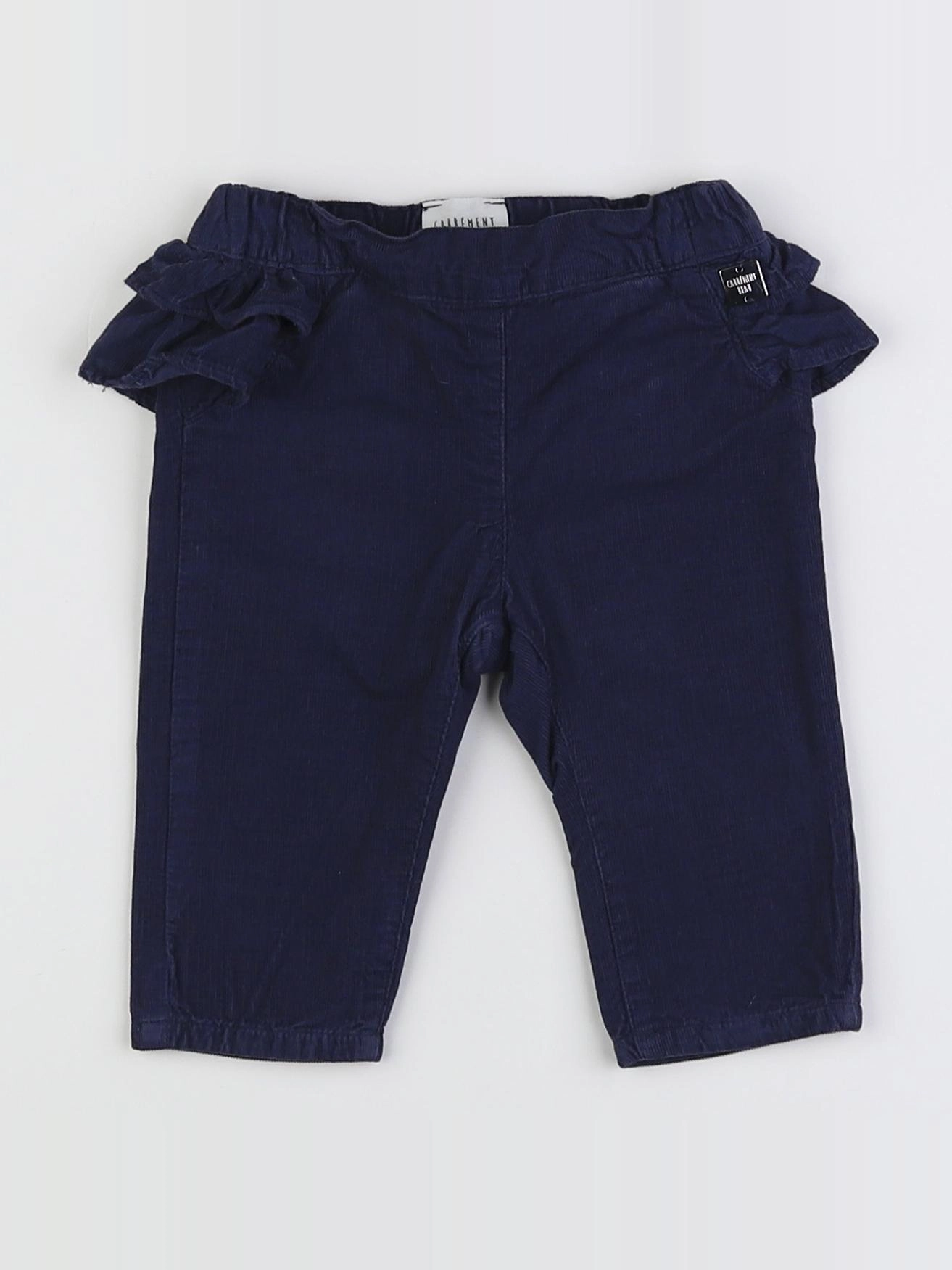 Carrément Beau - pantalon bleu - 6 mois