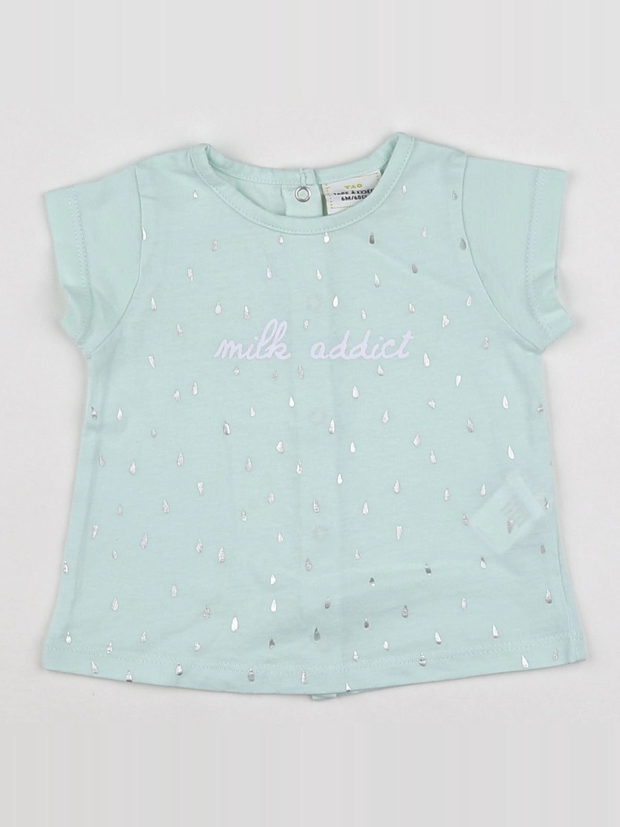 Tape à l'oeil - tee-shirt bleu - 6 mois