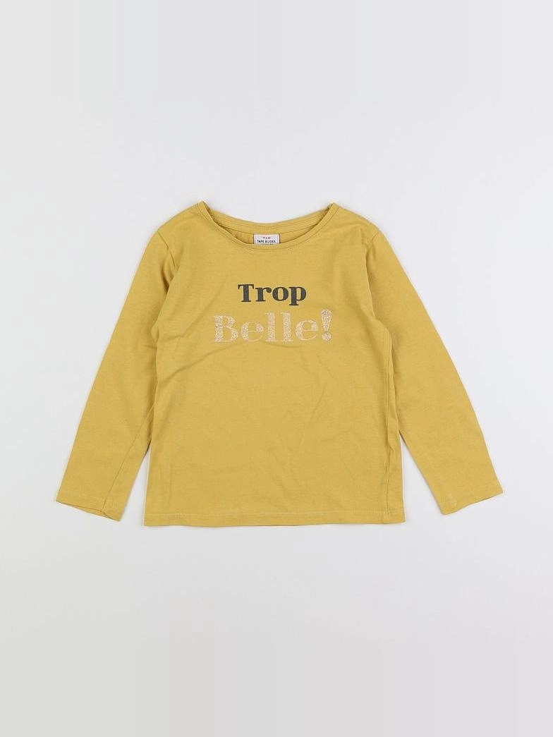 Tape à l'oeil - tee-shirt jaune, or - 4 ans