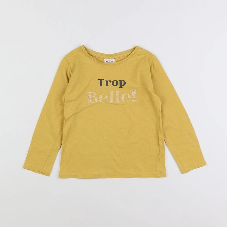 Tape à l'oeil - tee-shirt jaune, or - 4 ans