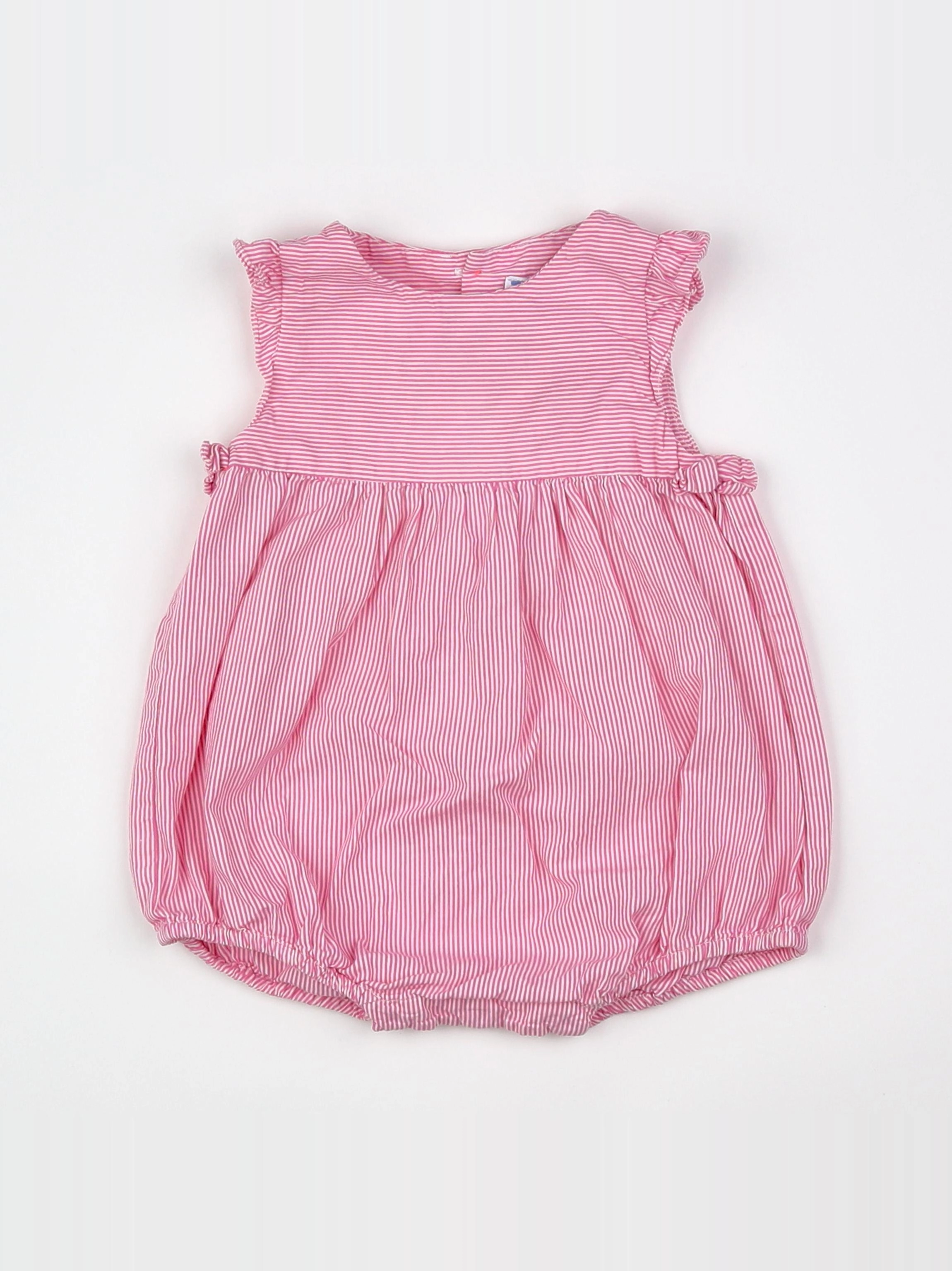 Jacadi - combinaison rose - 6 mois