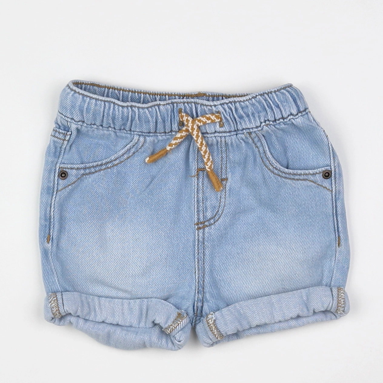 Vertbaudet - short bleu - 12 mois