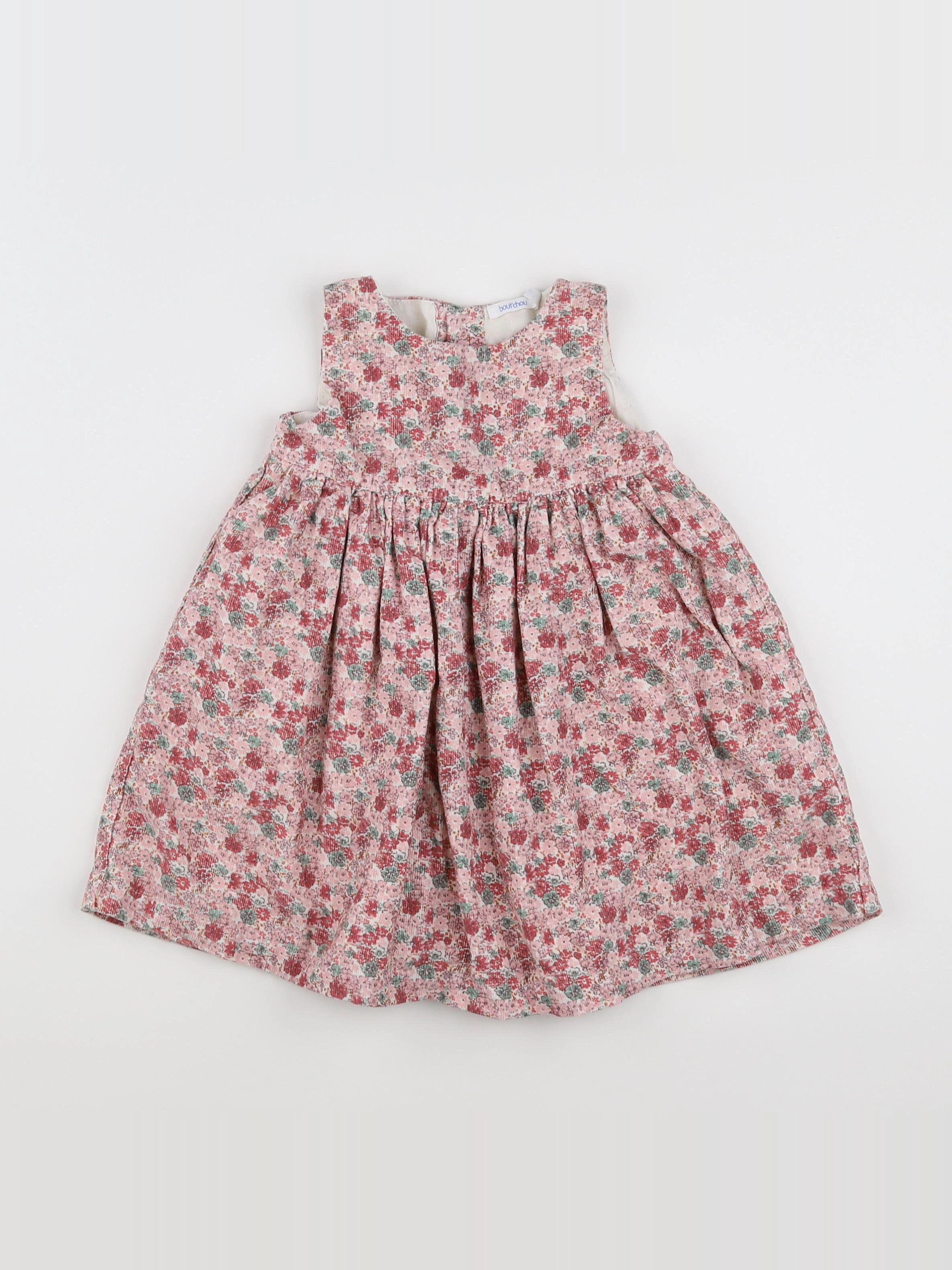 Boutchou - robe multicolore - 12 mois