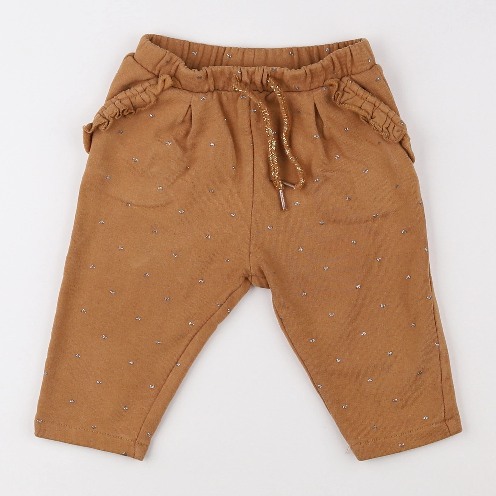 Vertbaudet - pantalon marron - 9 mois