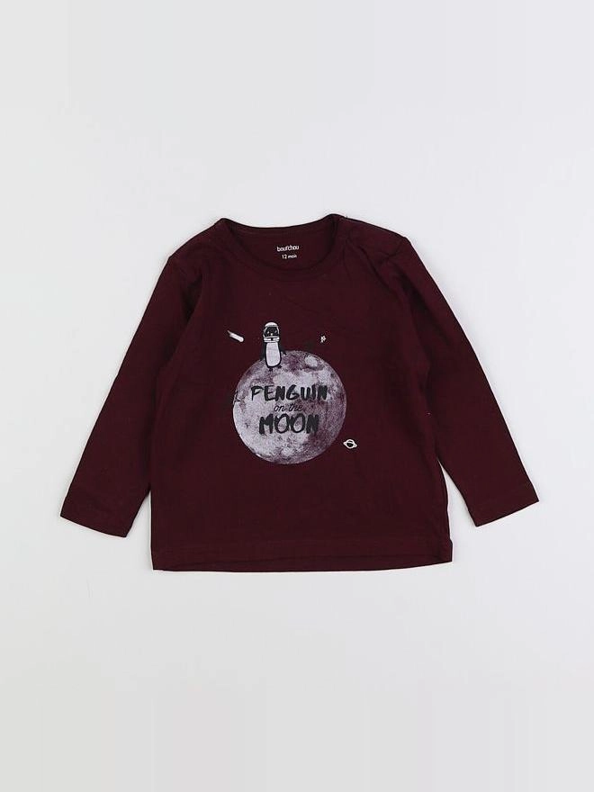Boutchou - tee-shirt rouge - 12 mois