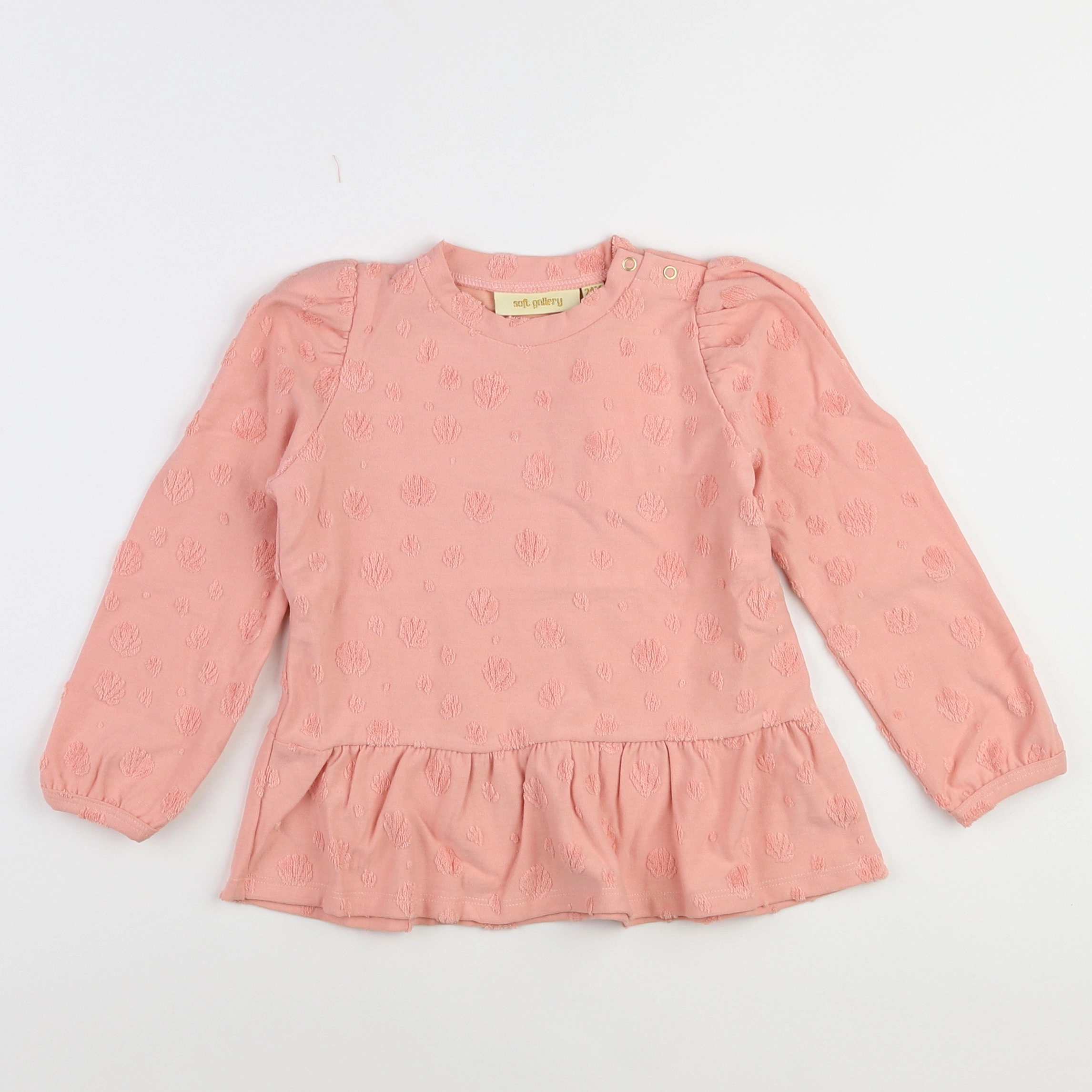 Soft Gallery - sweat rose (neuf) - 9 mois