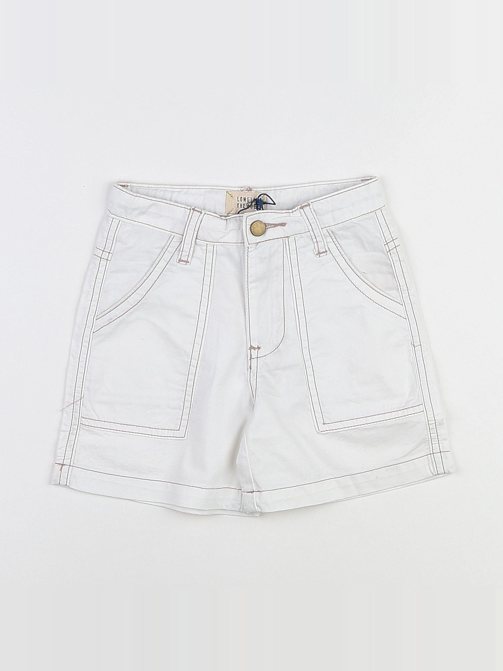 Longlivethequeen  - short blanc (neuf) - 6 ans