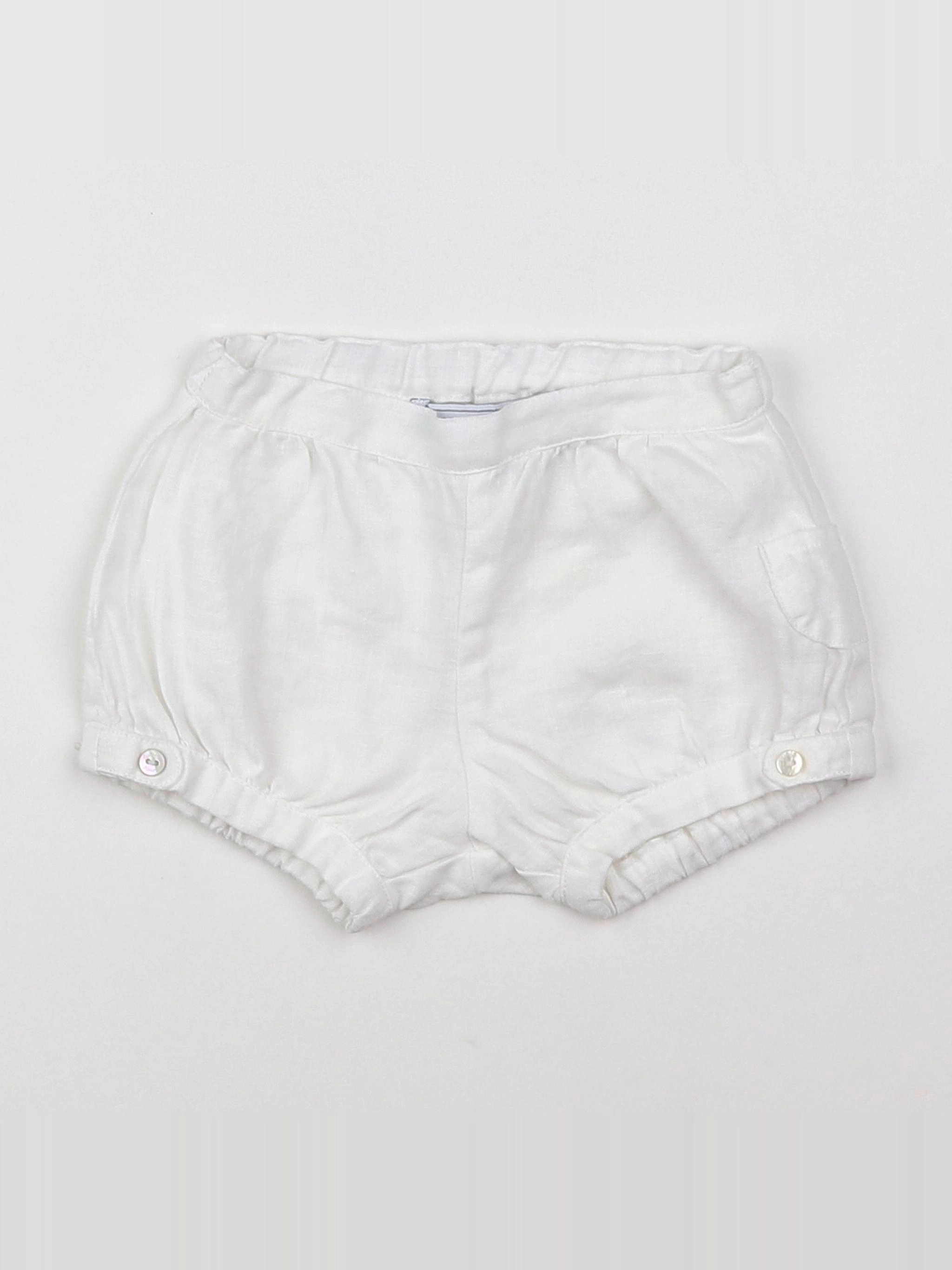 Tartine & Chocolat - short blanc - 9 mois