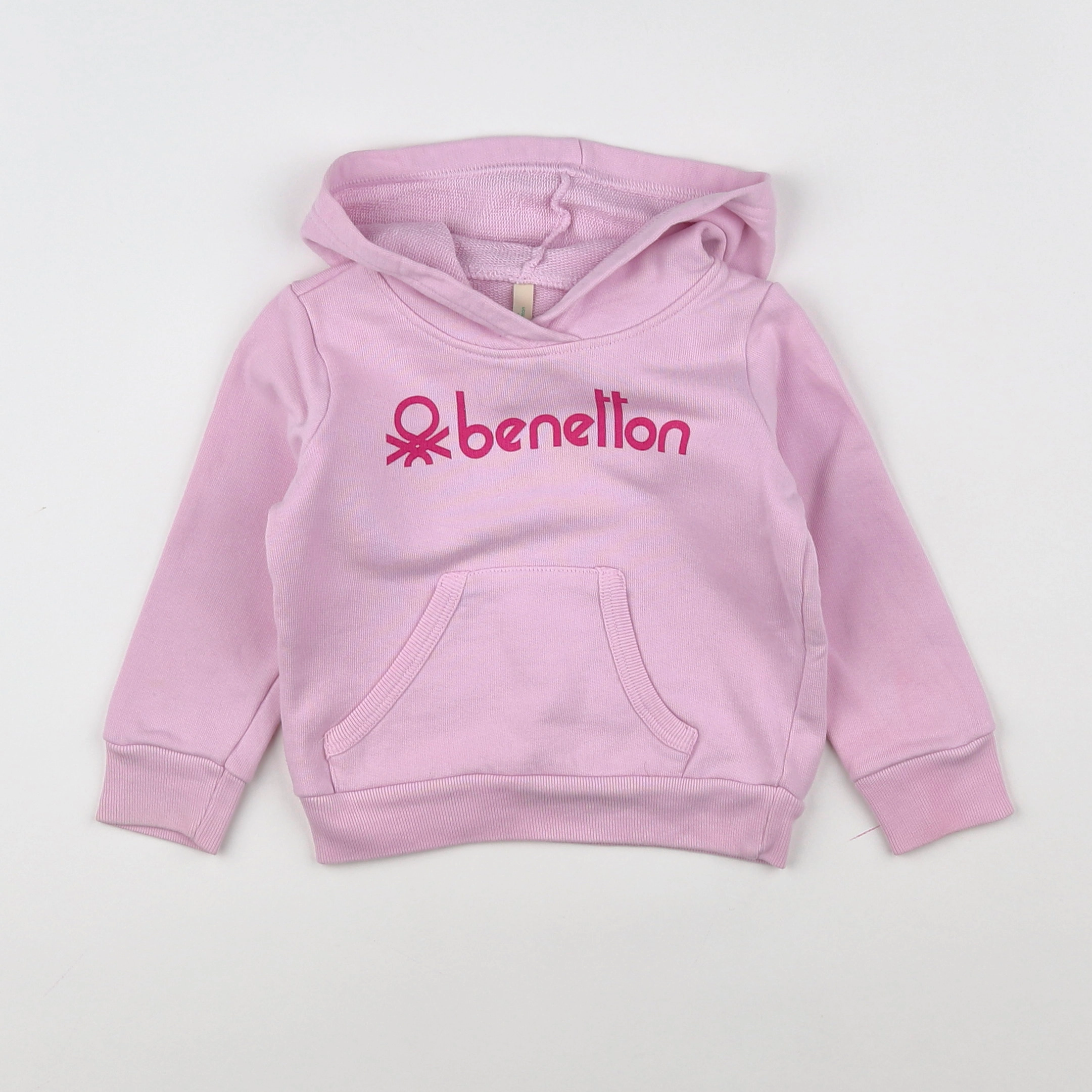 Benetton - sweat rose - 12 mois