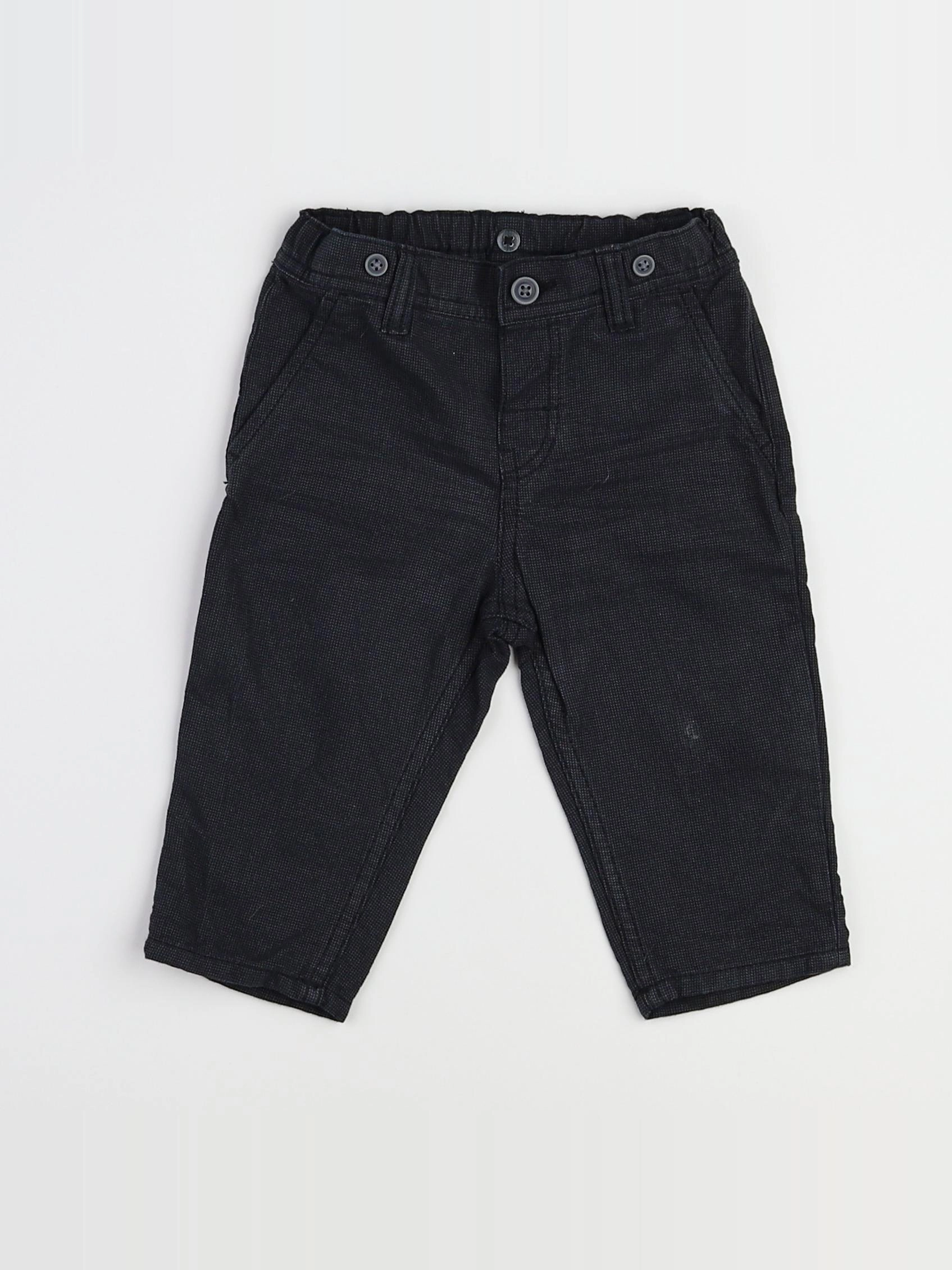 H&M - pantalon gris - 9 mois