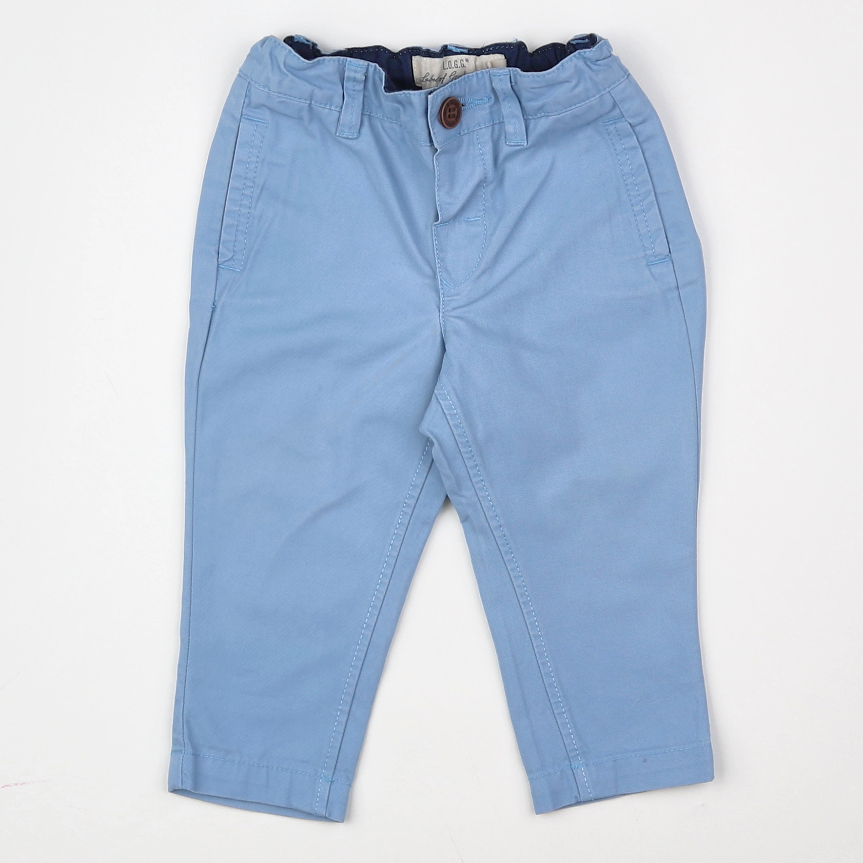 H&M - pantalon bleu - 3/6 mois
