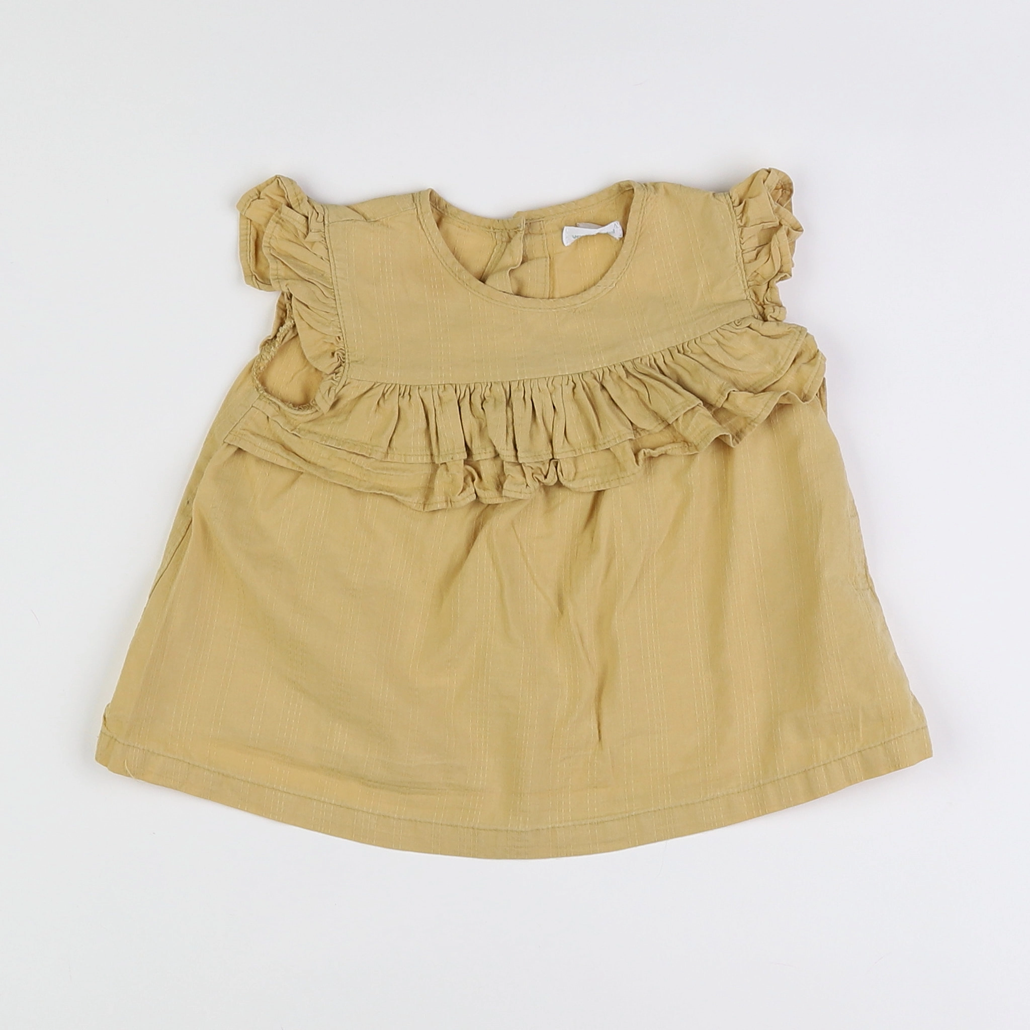 Vertbaudet - blouse jaune - 18 mois