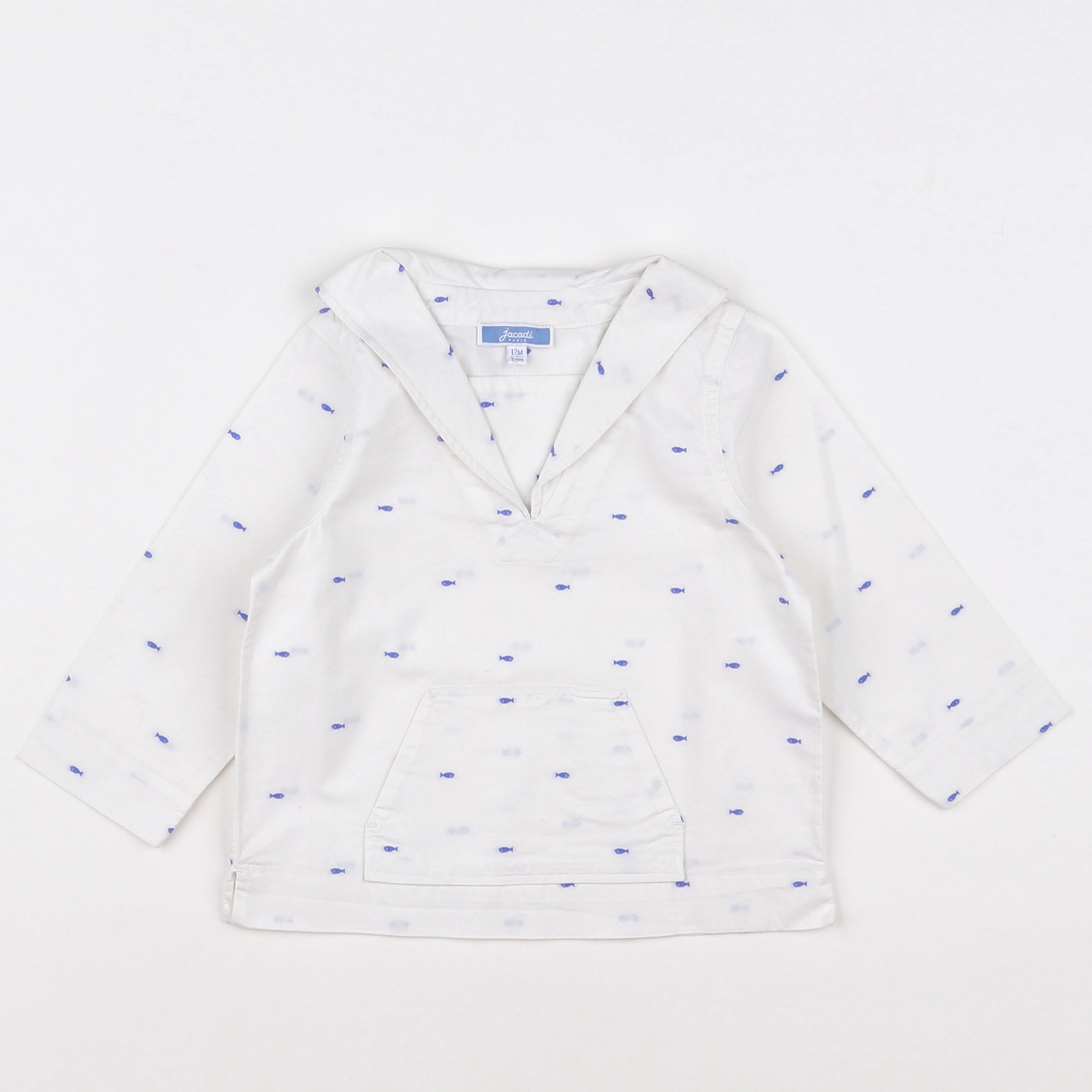 Jacadi - chemise blanc - 12 mois
