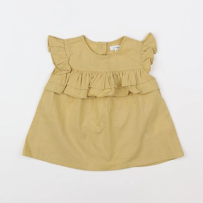 Vertbaudet - blouse jaune - 18 mois
