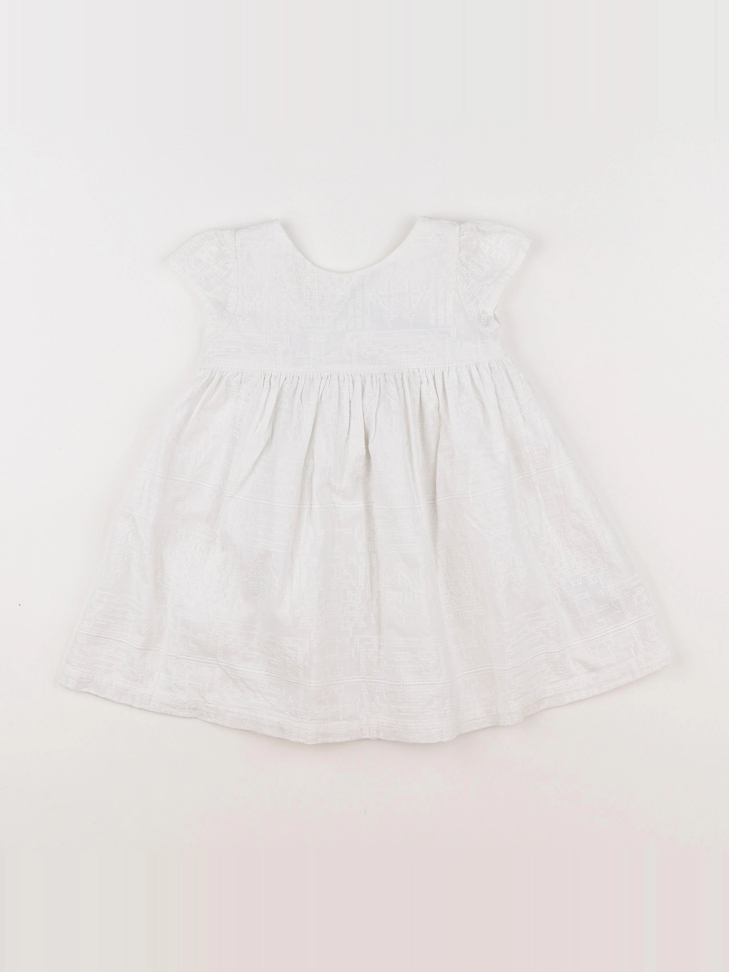 Boutchou - robe blanc - 12 mois