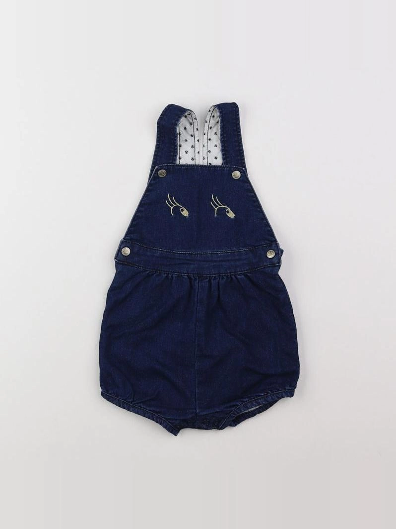 Petit Bateau - combinaison bleu, or - 12 mois