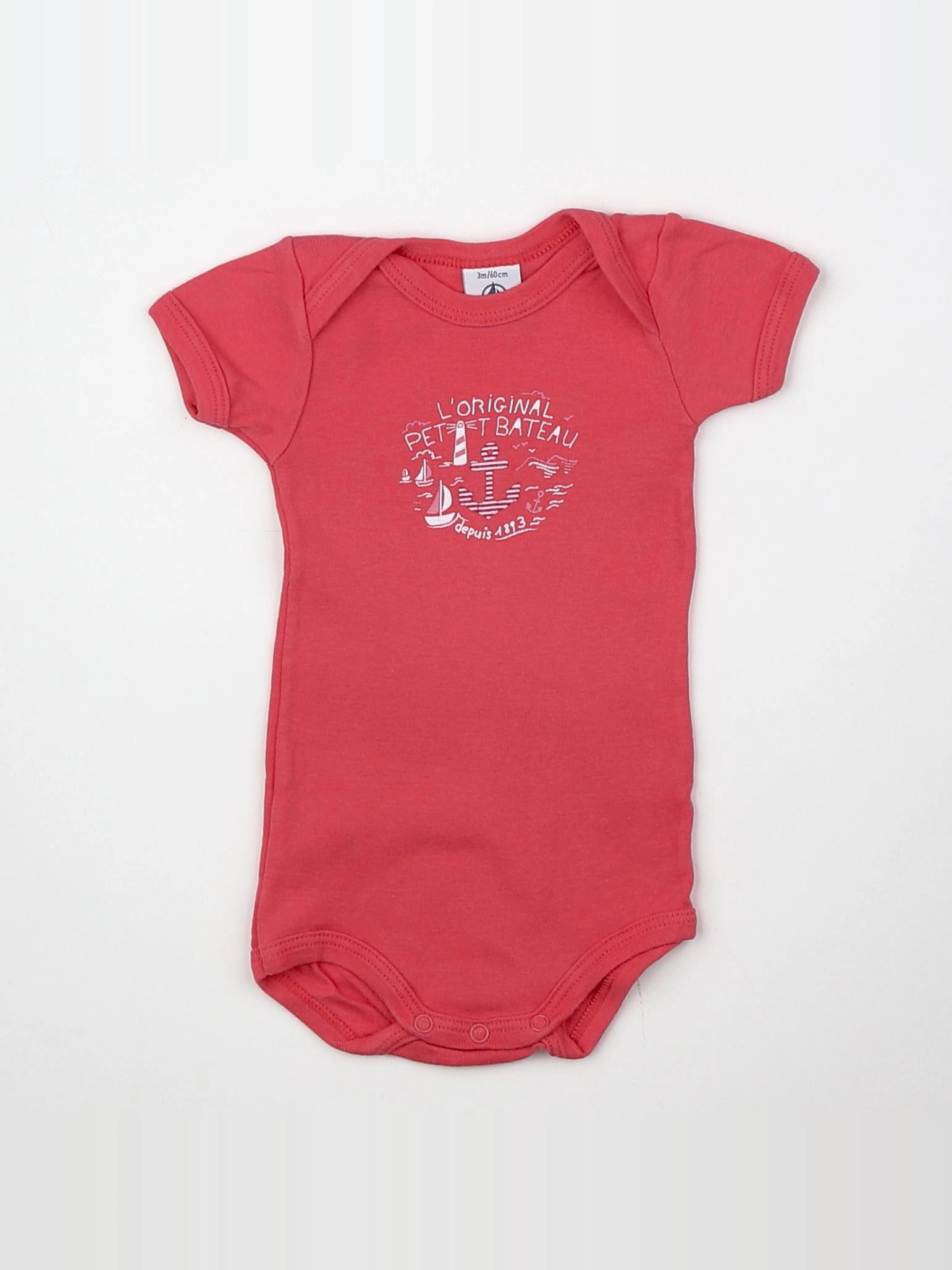 La Redoute - body rose - 3 mois