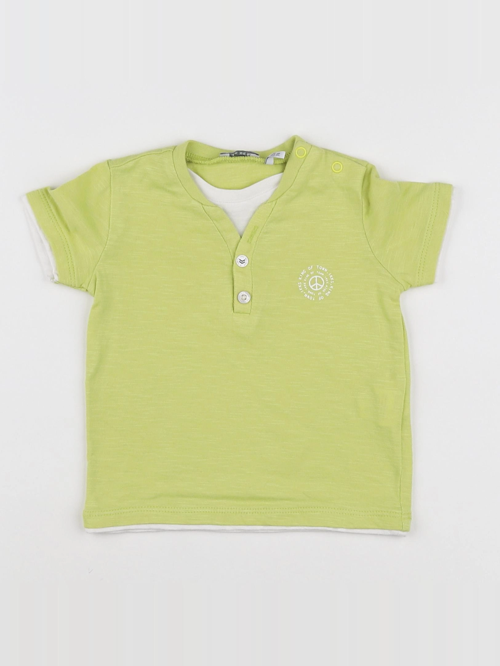 IKKS - tee-shirt vert - 12 mois