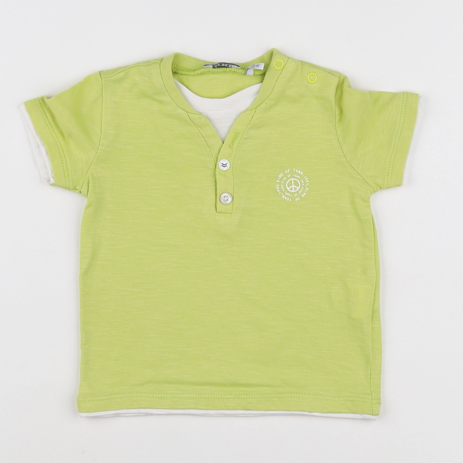 IKKS - tee-shirt vert - 12 mois